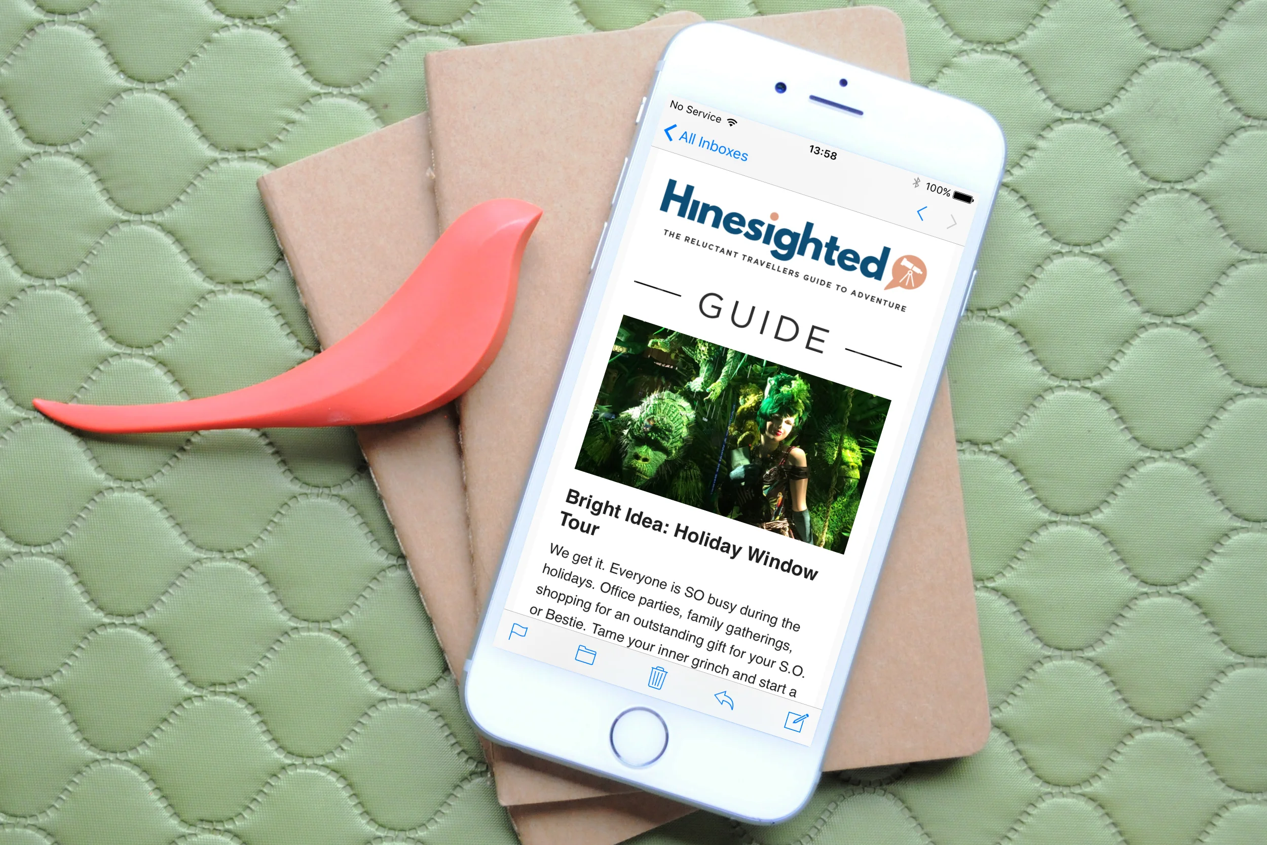  Design for monthly email blast.&nbsp; 