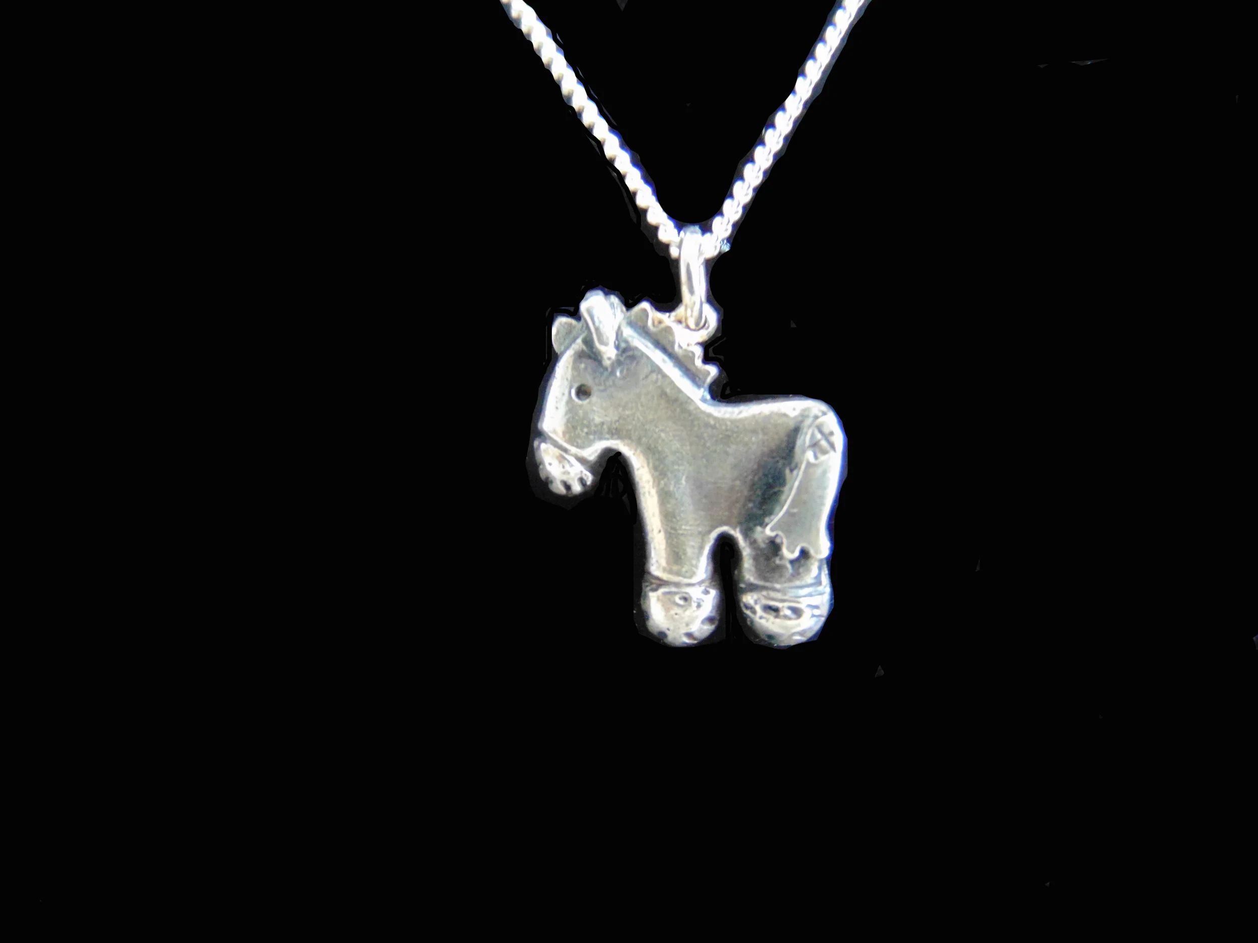 lgdf silver donkey on chain.jpg
