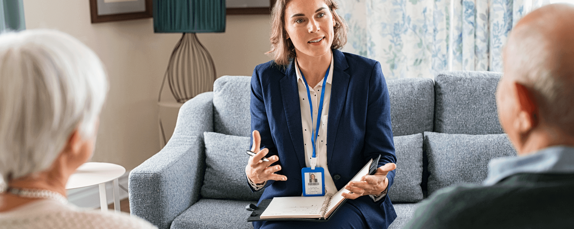 pre need sales - marketing agent talking to funeral business owners in Maine