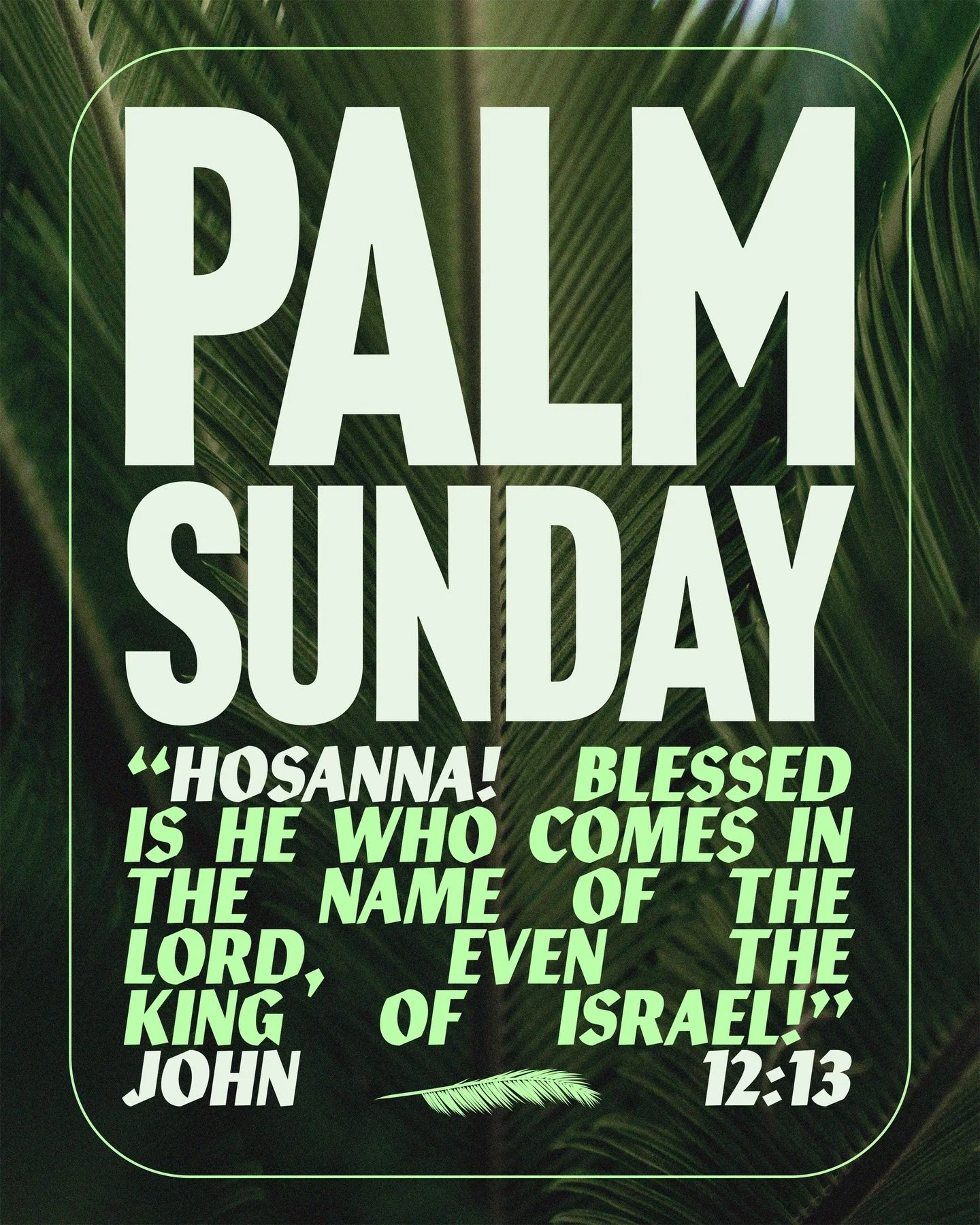 Hosanna! Blessed is He who comes in the name of the Lord! Happy Palm Sunday 🌴 and welcome to the start of Holy Week. We are praying 🙏 for all our church and ministry partners and leaders who will be preparing for Easter weekend ✝️🪨 and Resurrectio