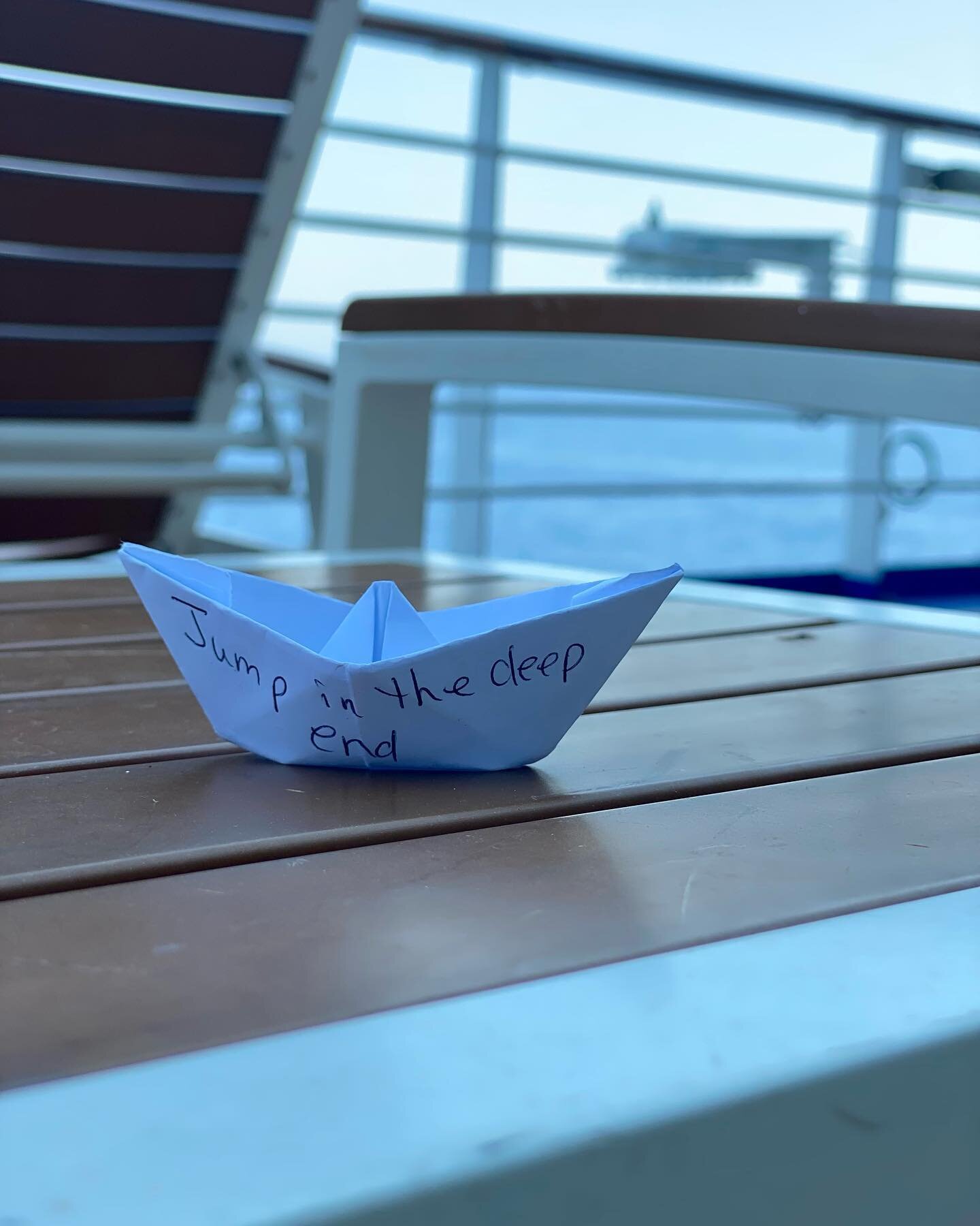 Jump in the deep end. #regalprincessshipnotes #regalprincess2022 #spreadjoy #familycruise