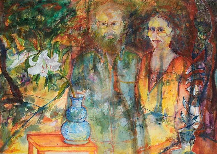 Josh and I<br>34"x 48"
