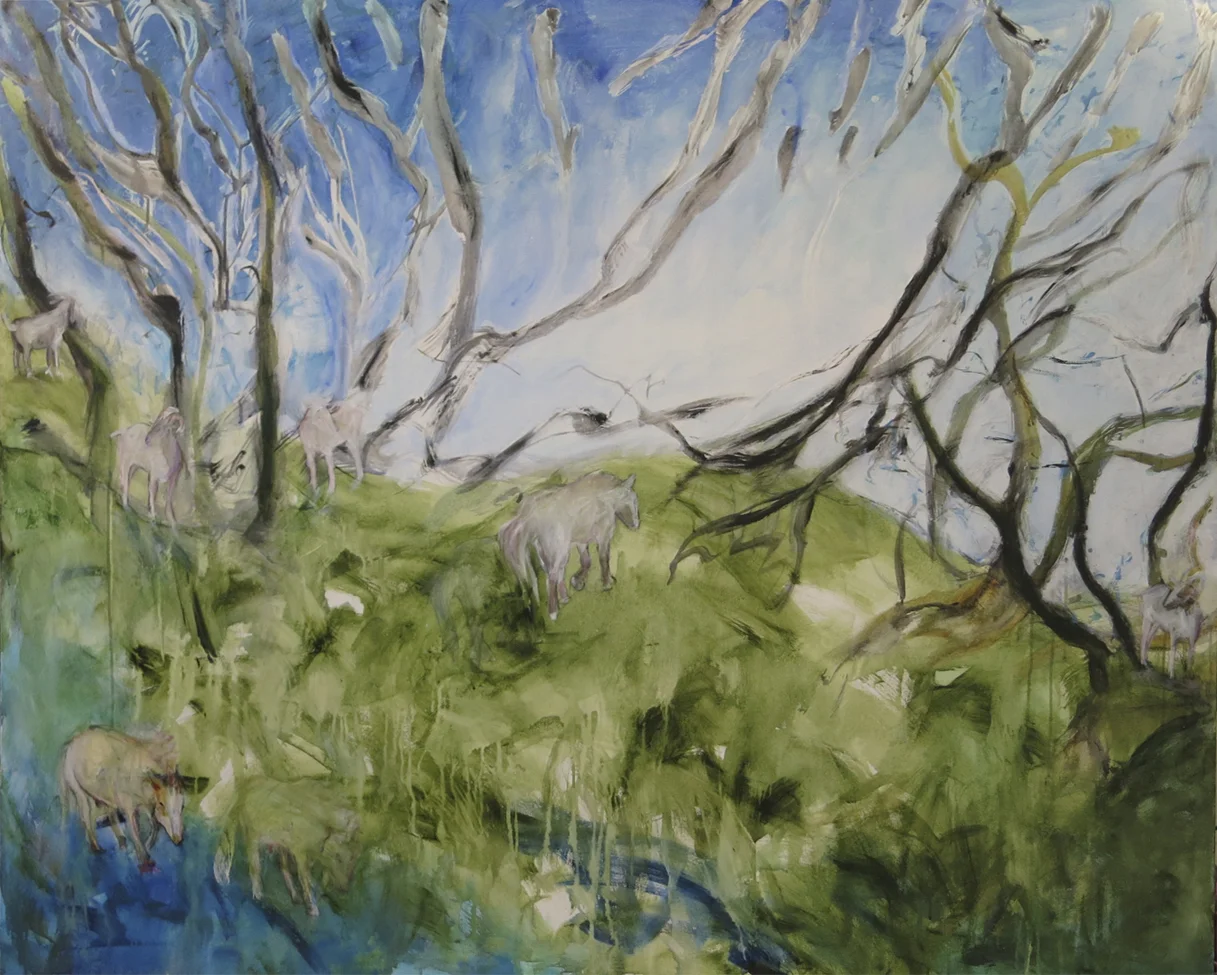 Messiness of the Promised Land<br>54"x 66"