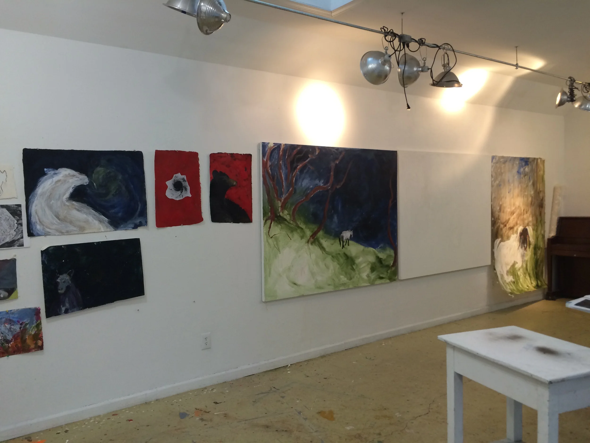 My painting wall.