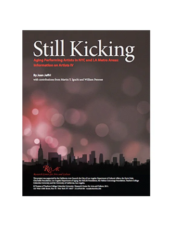 Links to studies by the Research Center for Arts and Culture ART CART: SAVING THE LEGACY: A Feasibility Study for a National Model of Health Promotion and Wellness among Older Adults http://artsandcultureresearch.org/portfolio/art-cart-saving-legacy-national-feasibility-study/ http://artsandcultureresearch.org/portfolio/still-kicking/
