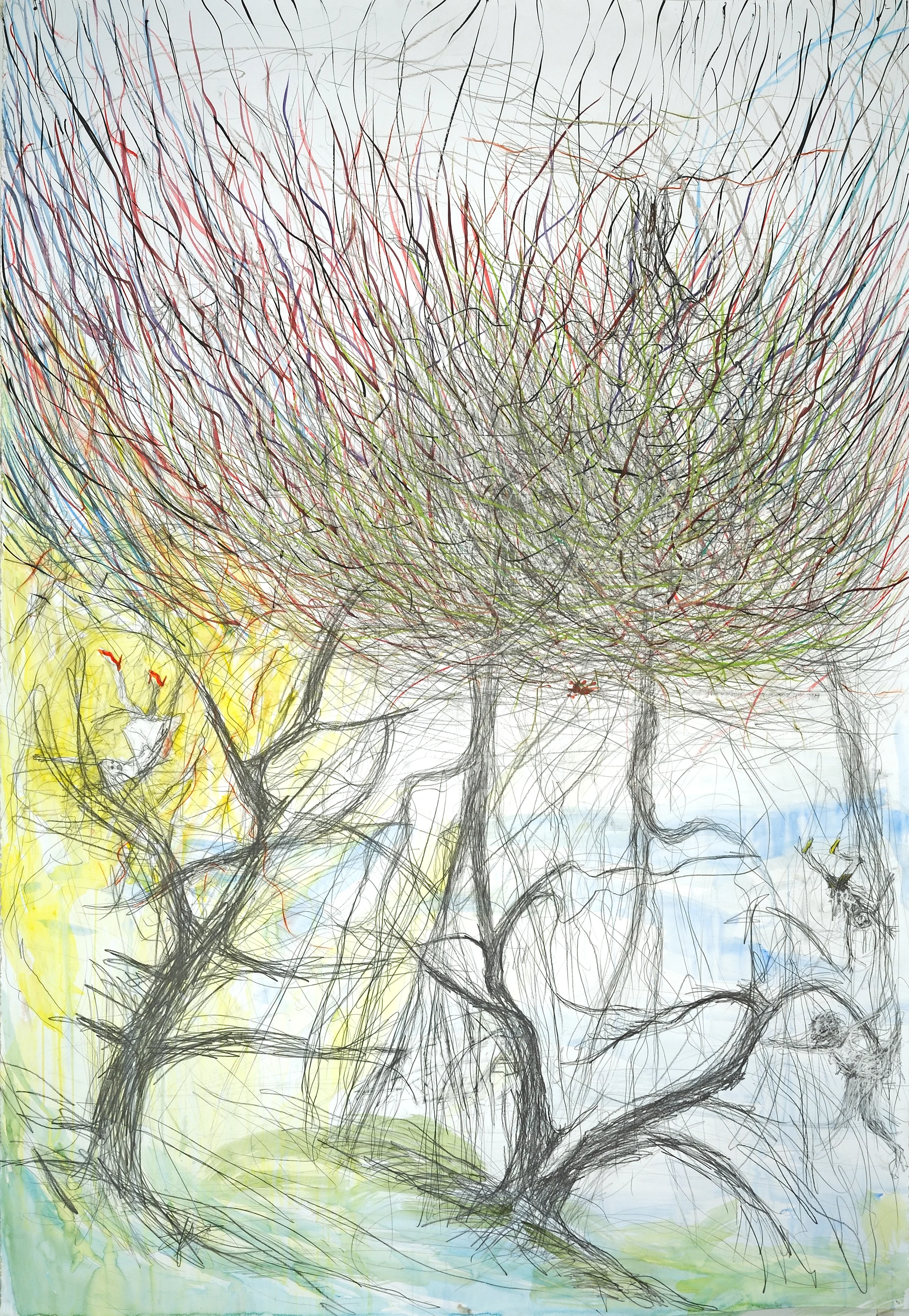Hurricane Sandy/Red Heels<br>72"x 52"