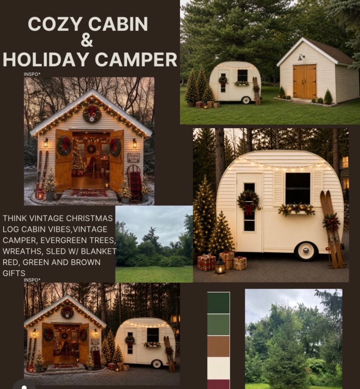 1 SLOT LEFT Holiday Cabin & Camper Sessions Oct 18th Peabody