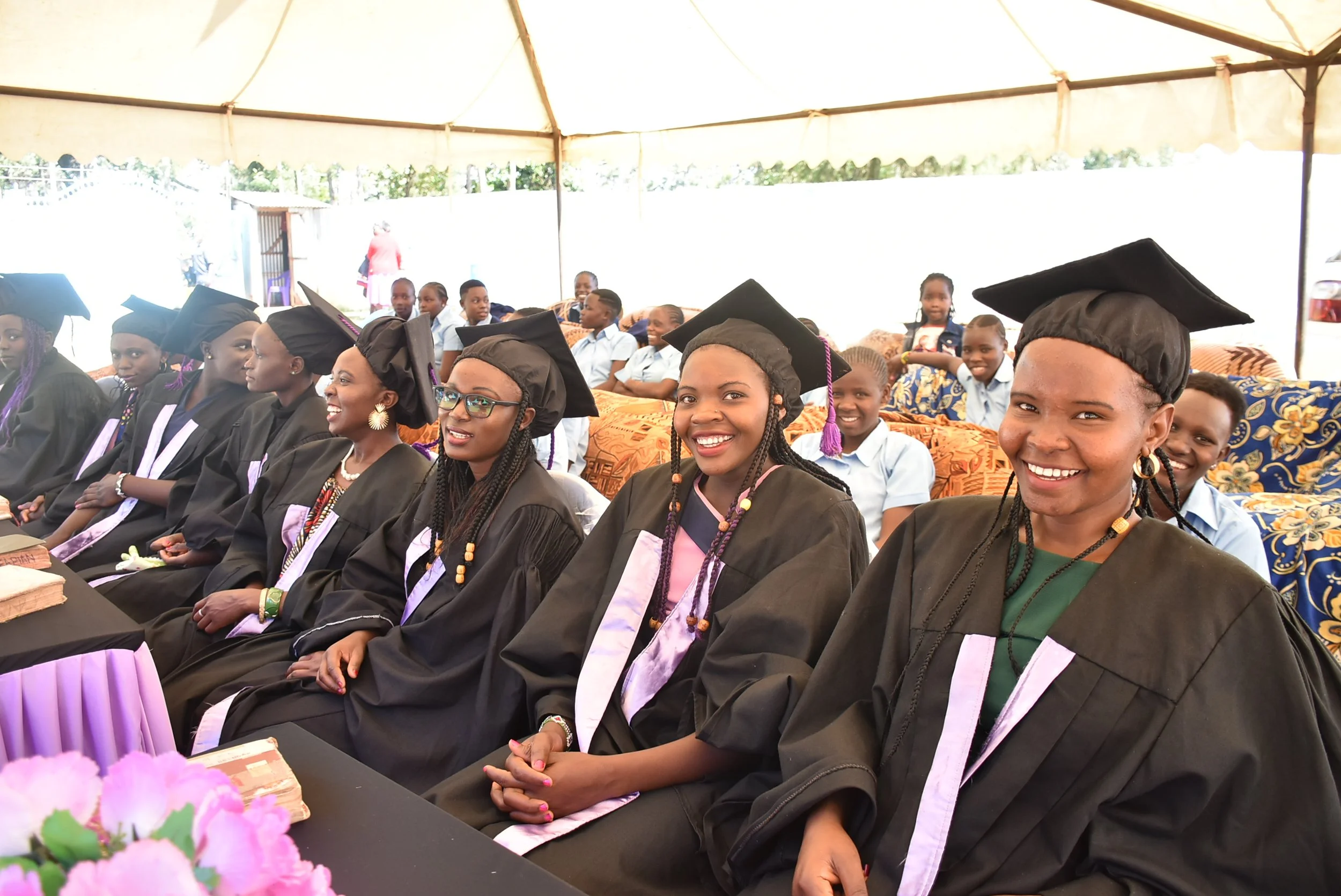 Nine young women graduate from Neema