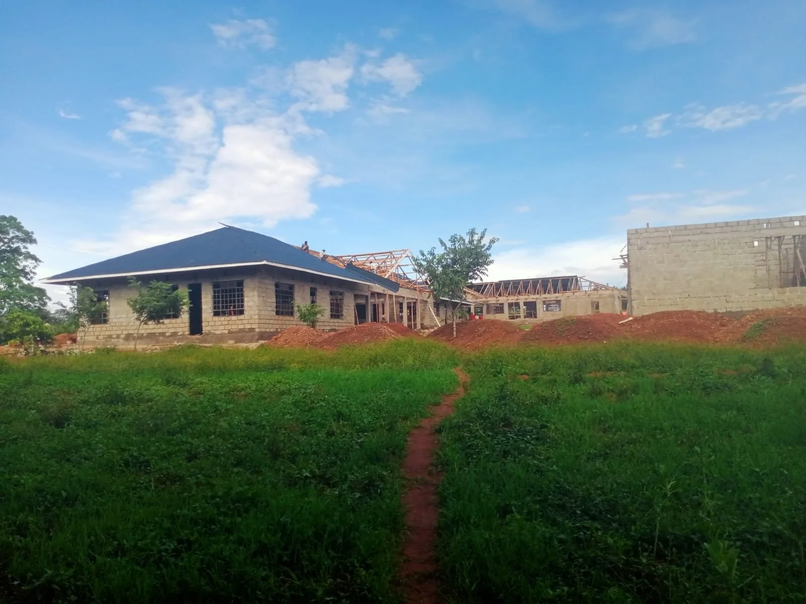 New Campus Update: Roofs Being Installed!