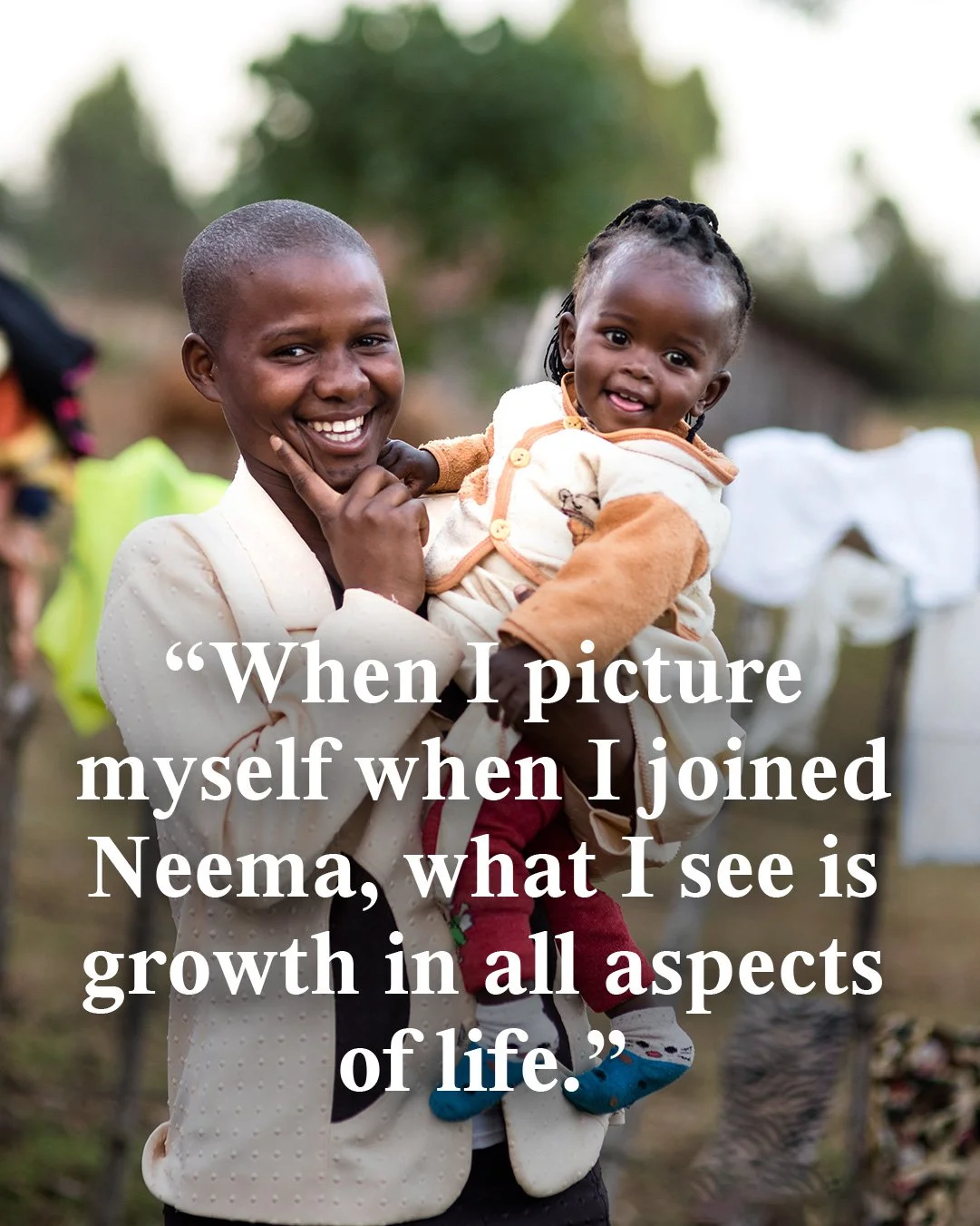 &ldquo;When I picture myself when I joined Neema, what I see is growth and progress in literally all aspects of my life,&rdquo; says a first-year student. &ldquo;I had been struggling with low self-esteem and did not have confidence in expressing mys