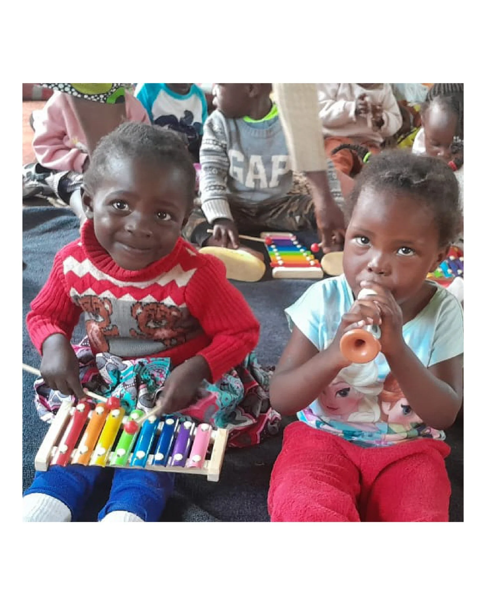 Thanks to ProvKids Camp at @provlife, the children at Neema each received musical instruments! It may be a simple gift, but it’s already bringing so much laughter and creativity into these children’s lives. Every gift, big or small, makes