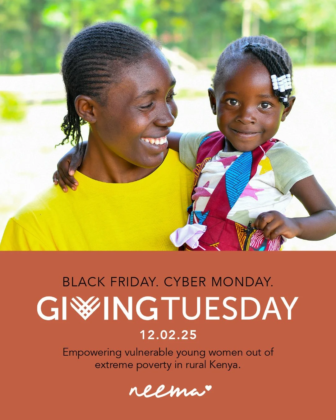 As we look forward to celebrating Thanksgiving and gathering with loved ones, we invite you to share this love with the young women at Neema this Giving Tuesday! 

Our goal is to provide each of our graduating students with a sewing machine this #Giv