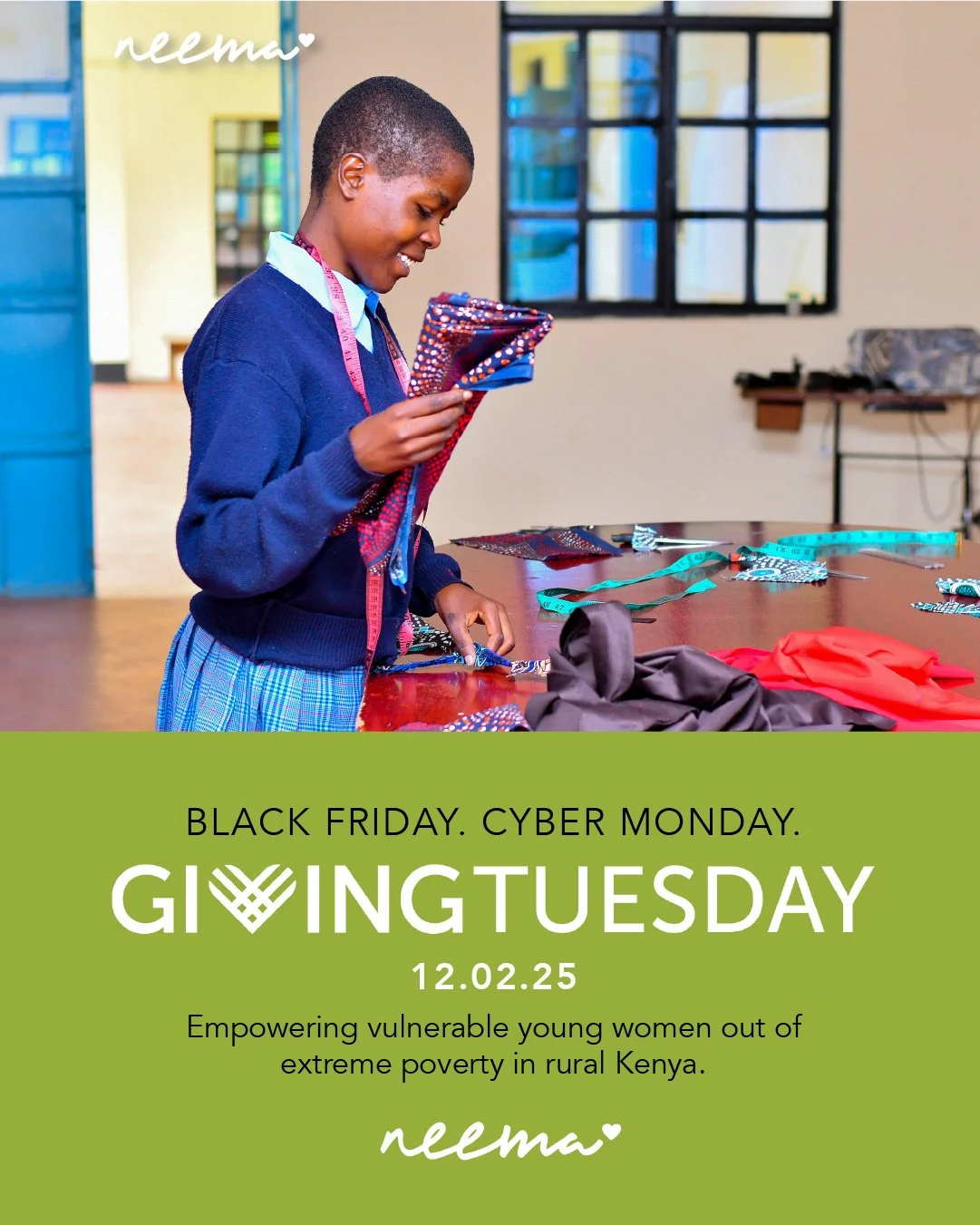 A sewing machine builds independence and confidence. For a Neema graduate, owning her own equipment means she&rsquo;s not dependent on others to find work or borrow tools. She can plan, save, and make business decisions for herself. That sense of age