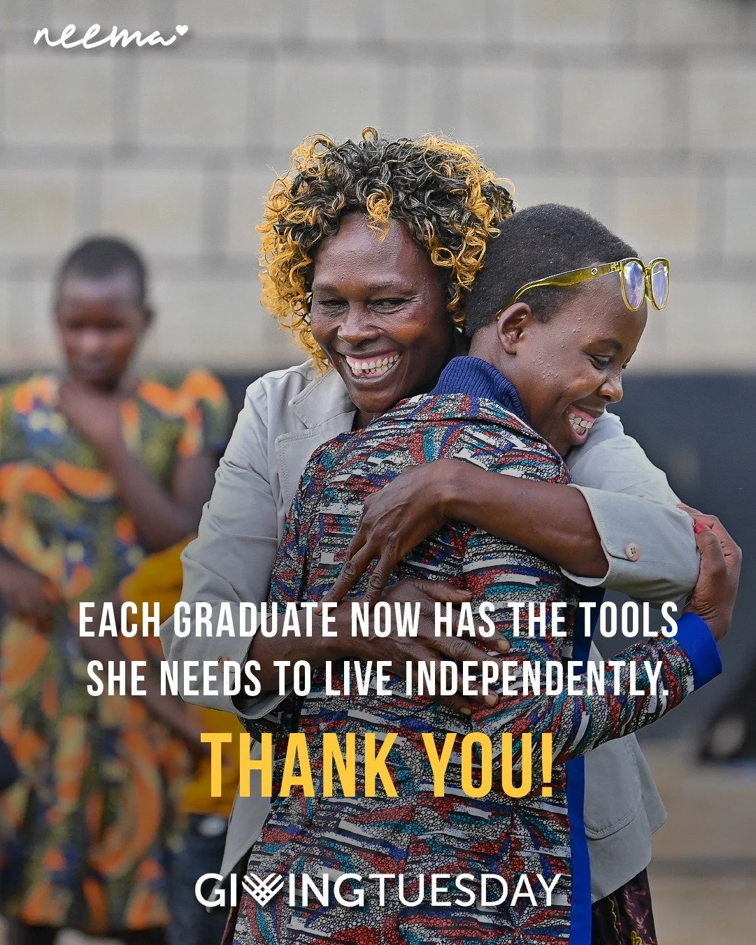 Thanks to YOU, each graduate will be provided with a sewing machine and starter kit! These are the tools she needs to lift herself and her family out of poverty.

It&rsquo;s because of the generosity of people like you that a young woman who just gra