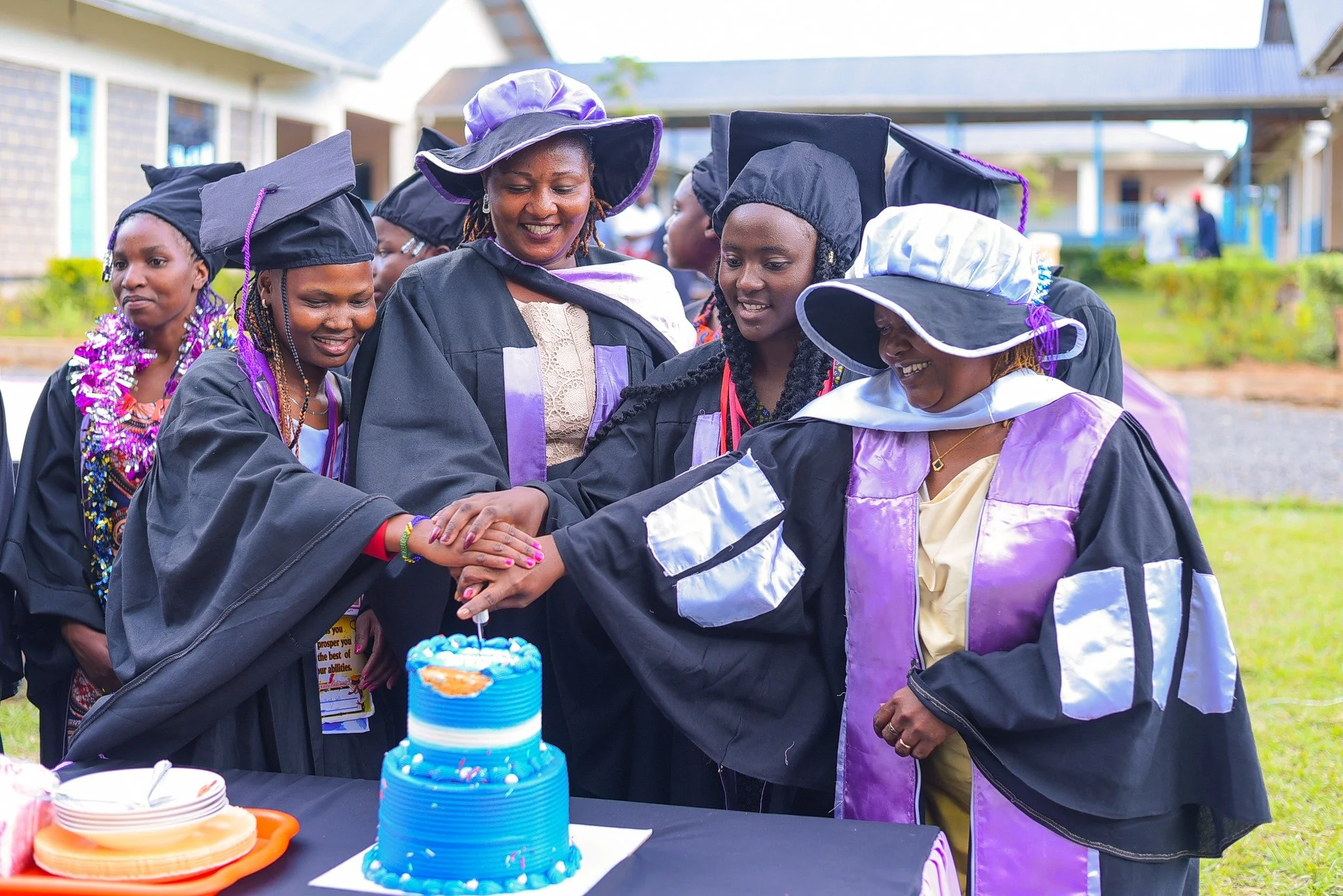 Nine students graduated from Neema this week! Our Kenya staff team says, &ldquo;It was such a colorful day, full of joy and excitement while celebrating our students who made it to their final year.&rdquo; More than 350 people attended the graduation