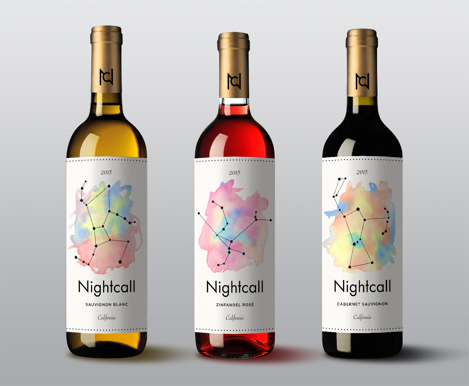 Nightcall Wine Labels (2015)