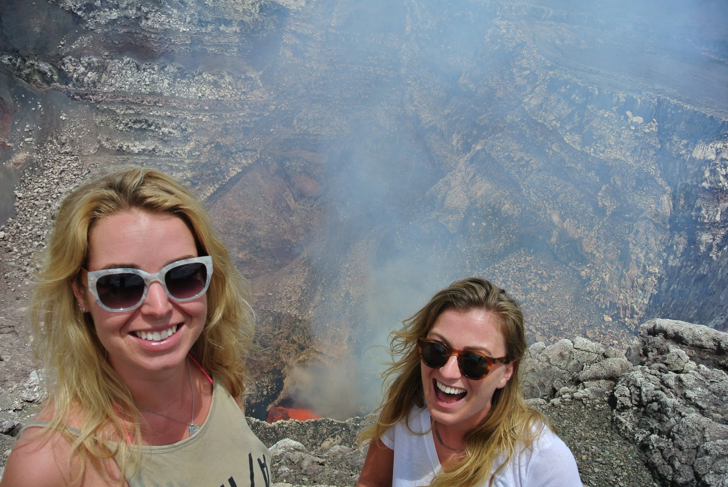 Anouk en Ellen in Nicaragua