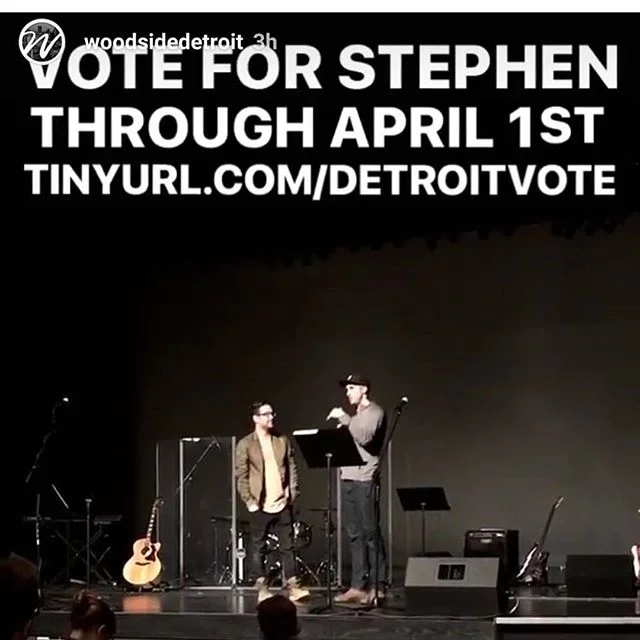 Thanks so much Woodside Detroit for having me up to talk about filming detroits story and the #shotoverg1giveaway my passion is filmmaking and loving others through that. It's go time, 12 days left to vote everyday. Thank you to everyone who is votin
