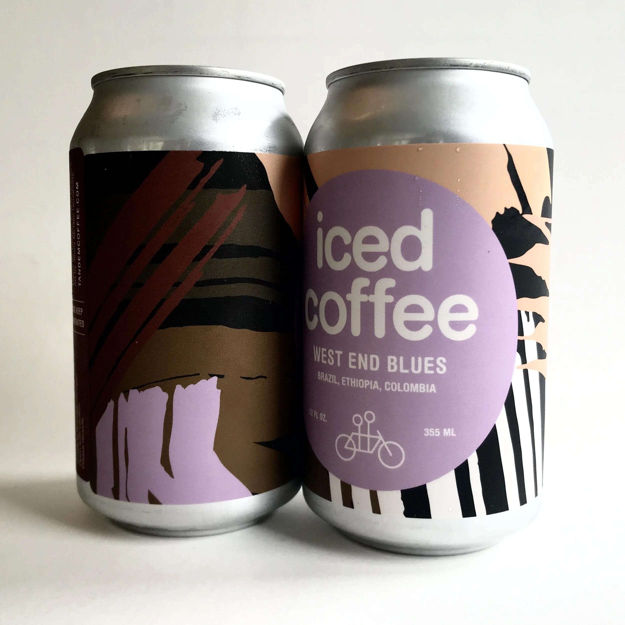 Iced Coffee Cans for Tandem Coffee Roasters