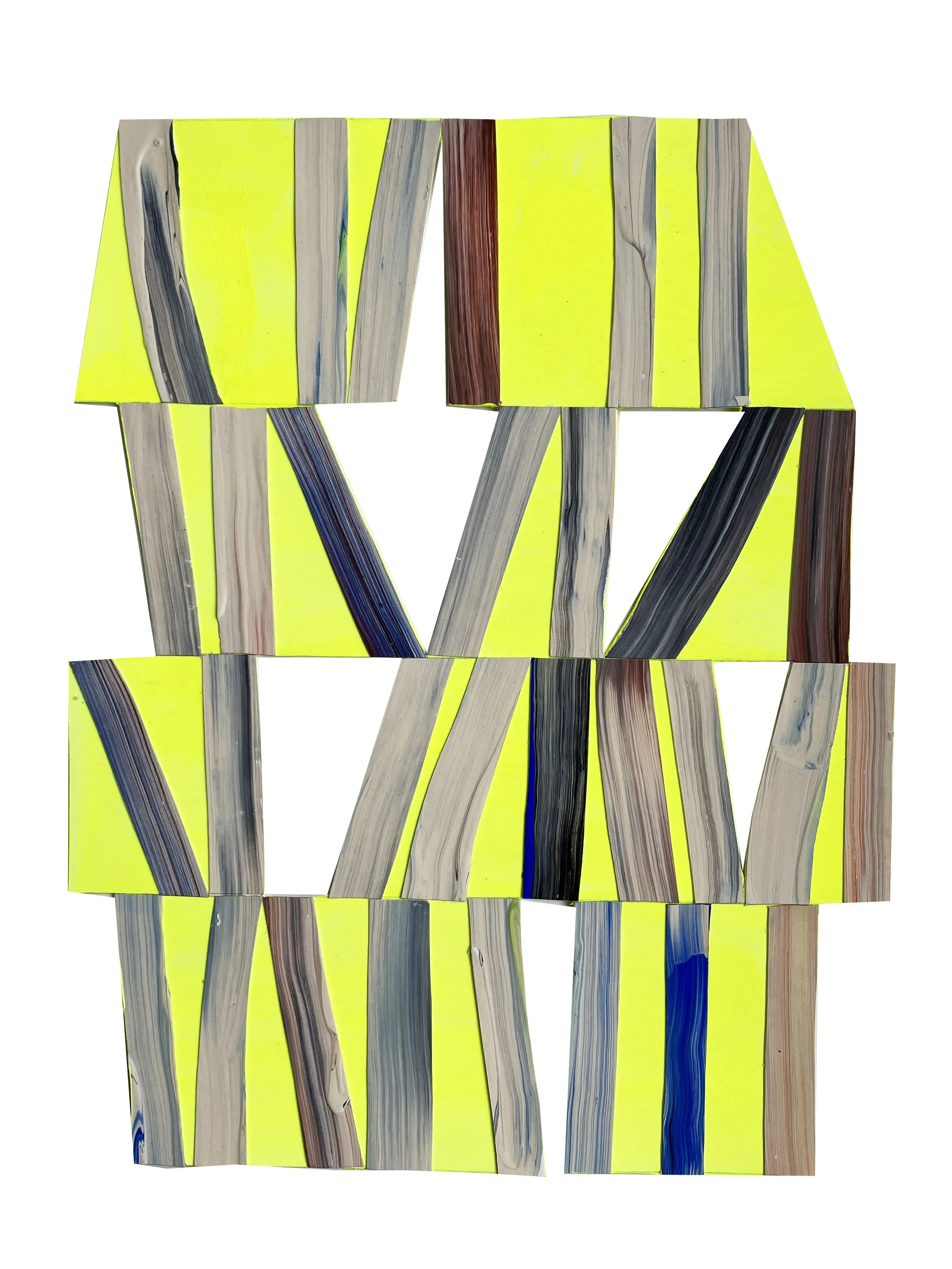 Highlighter, 8x10in, gouache on paper