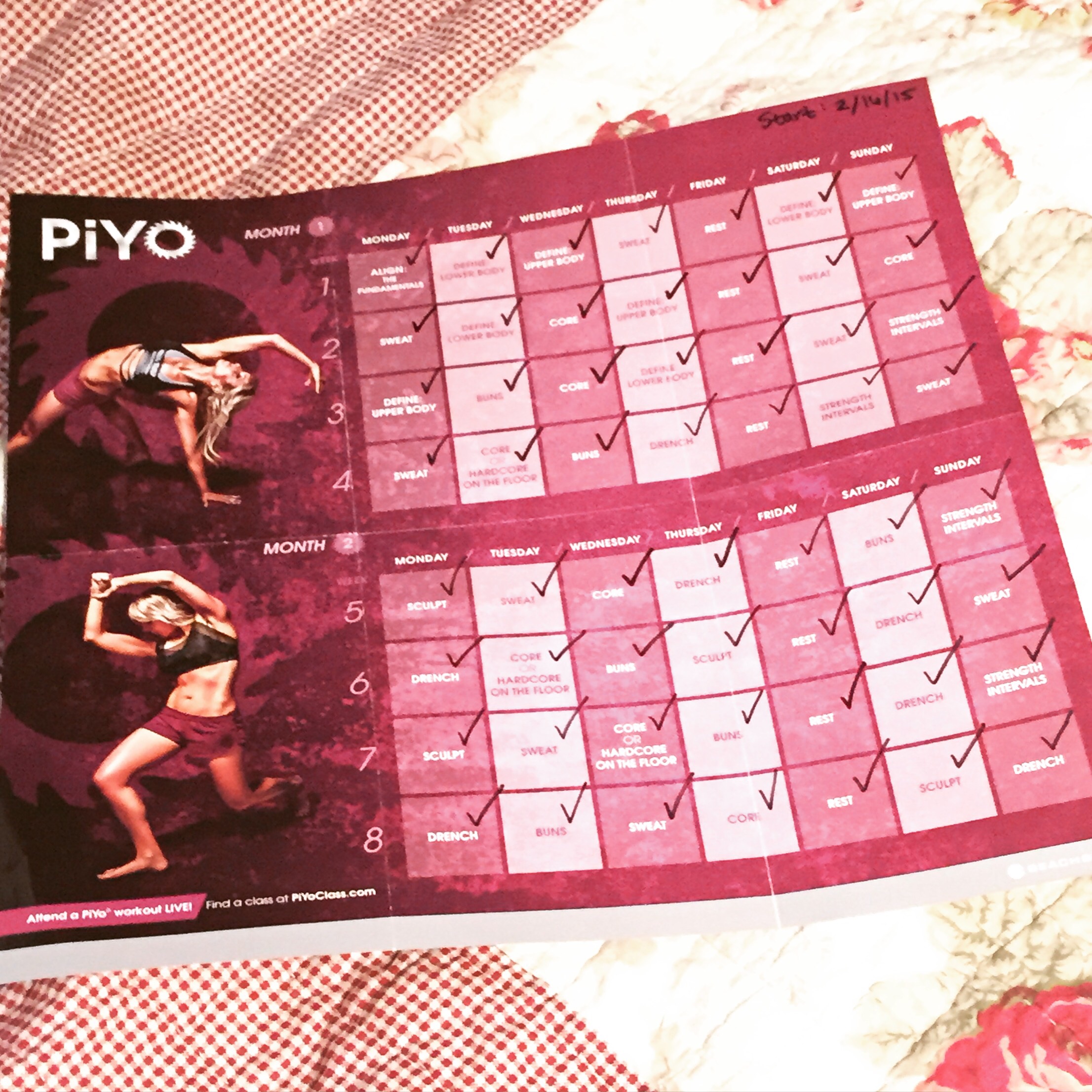 Piyo Review Sticking To Something Till