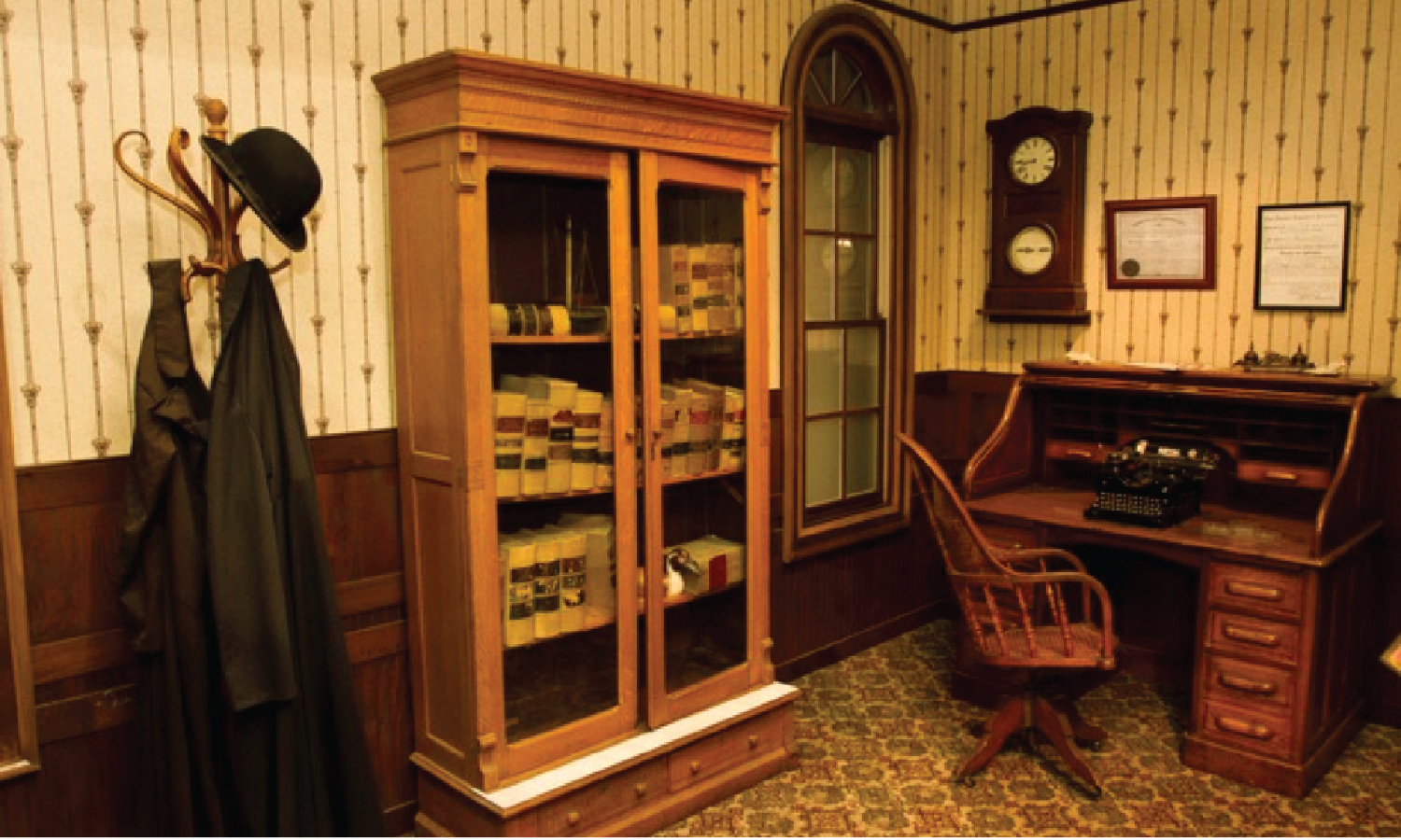 When Woodrow Wilson was an Atlanta lawyer in the 1880s, as depicted at the State Bar of Georgia headquarters, he didn’t measure time in six-minute increments. John Disney/Daily Report