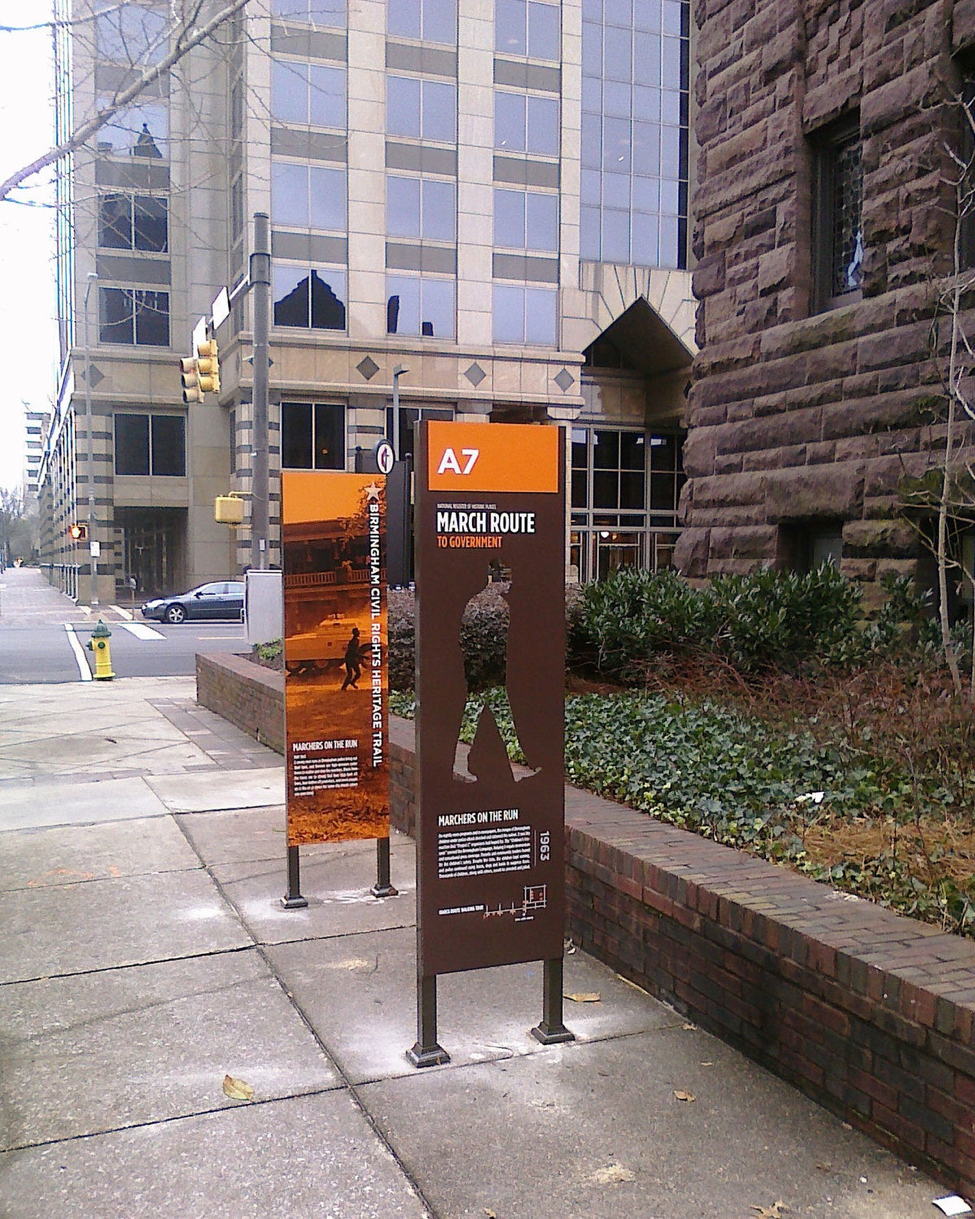 A stop on the Birmingham Civil Rights Heritage Trail. photo by Andre Natta, Flickr