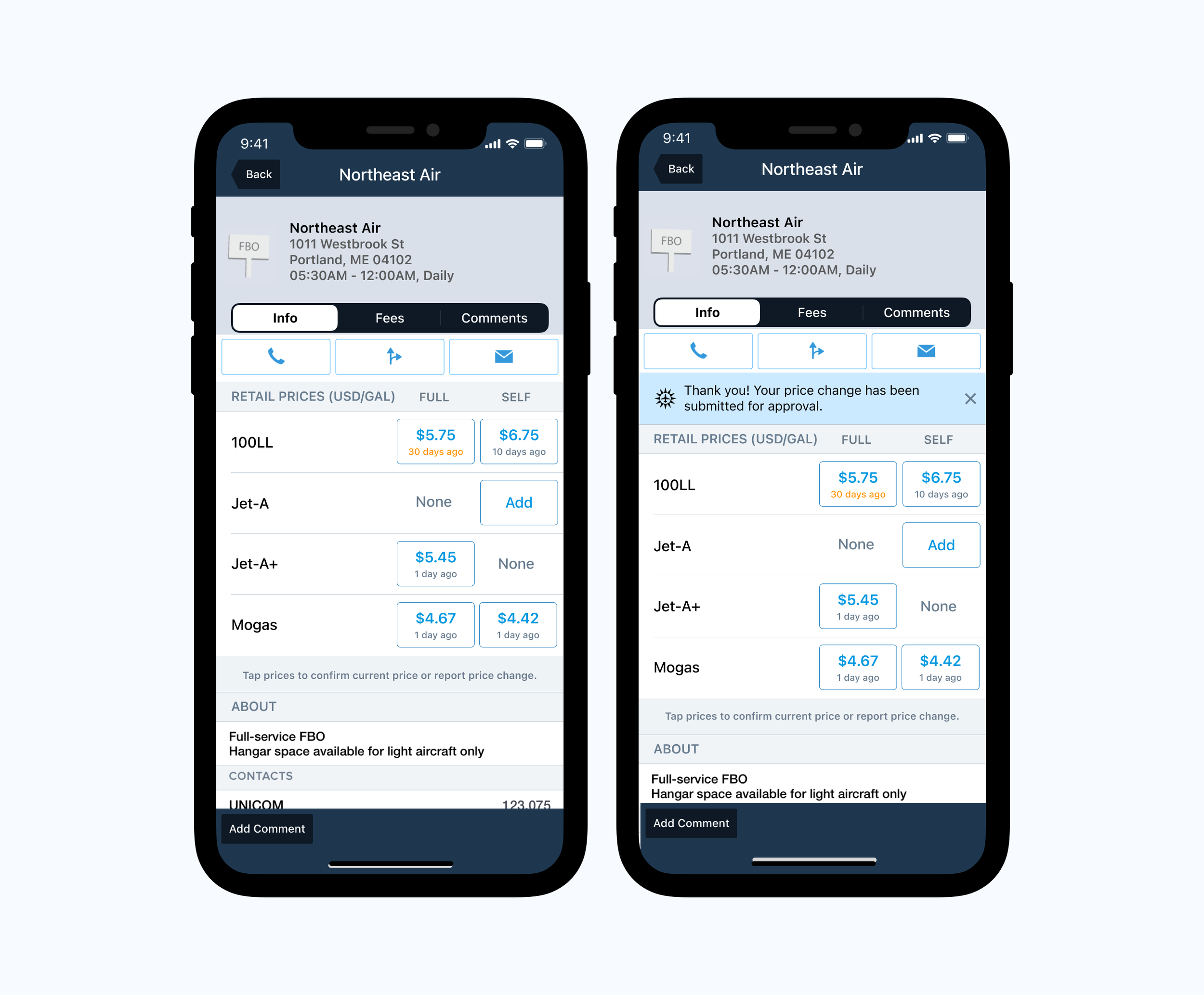 Fuel Price Submissions
