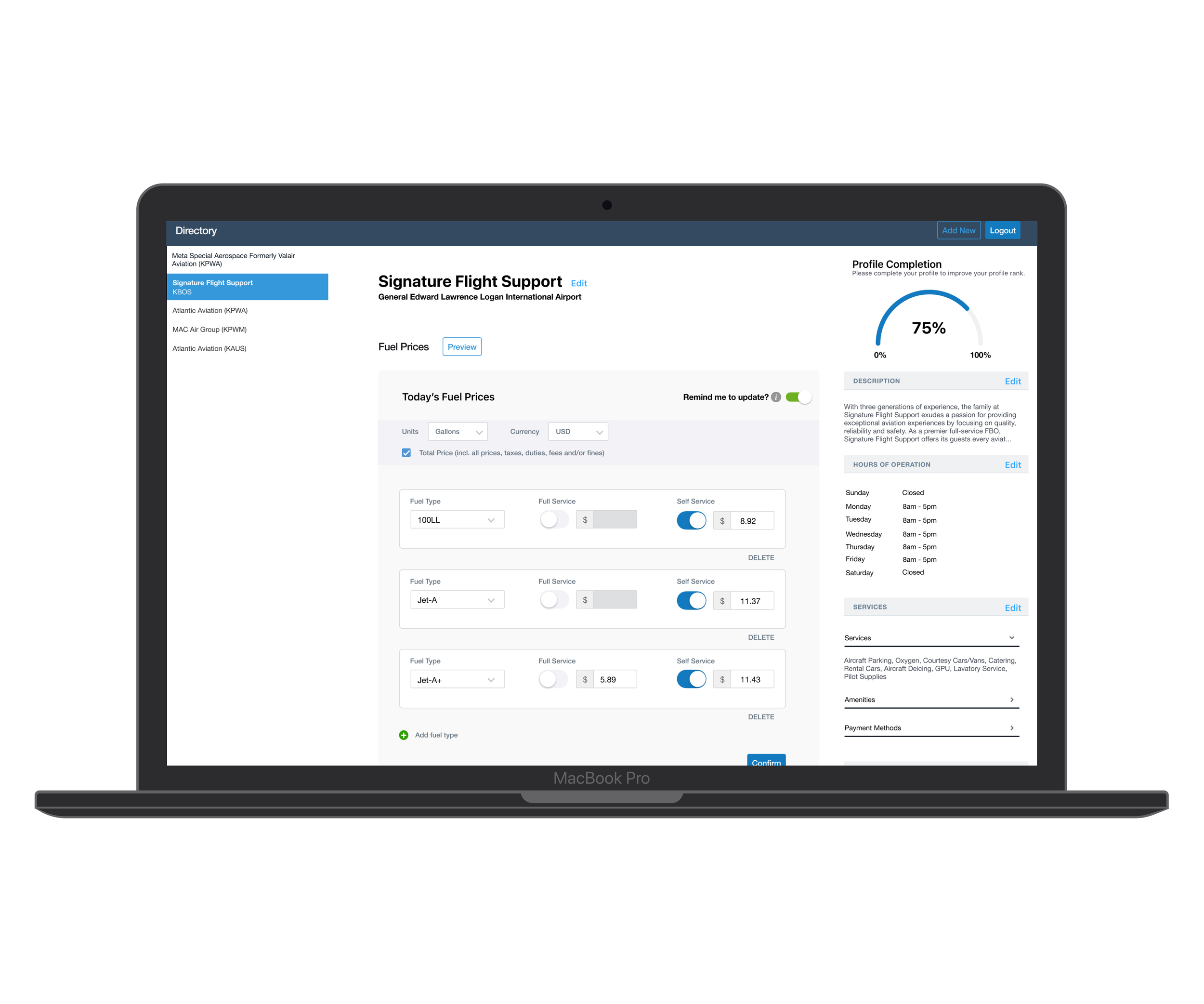 FBO Directory Platform