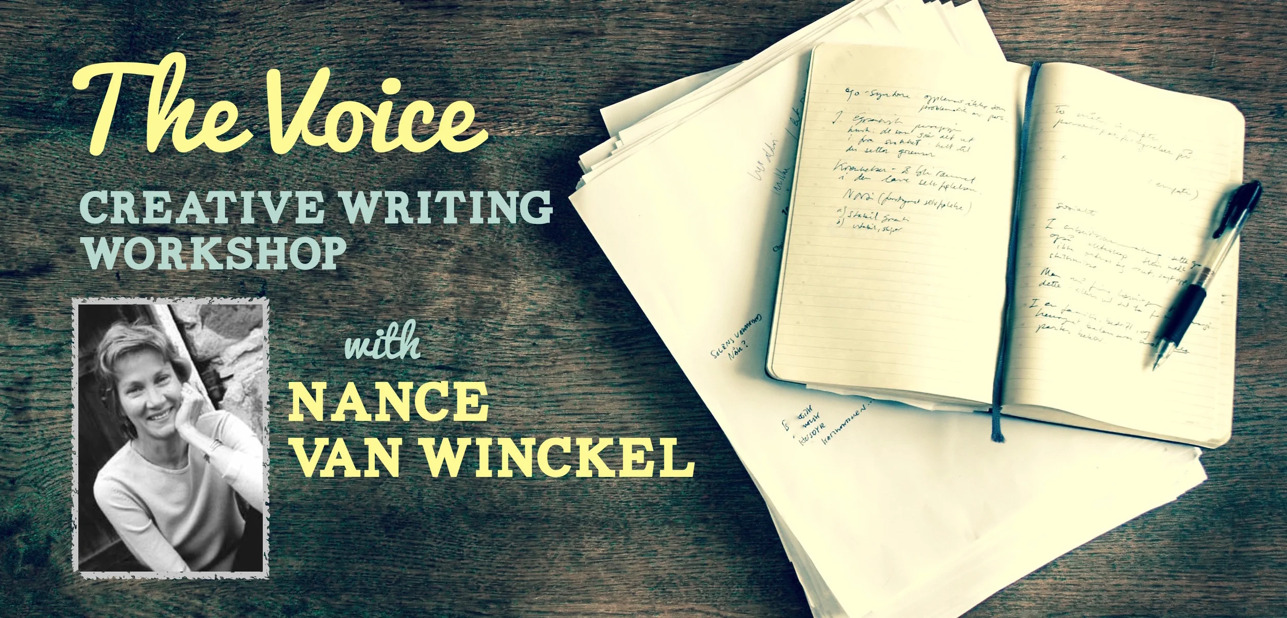 The Voice:  Creative Writing Workshop with Nance Van Winckel