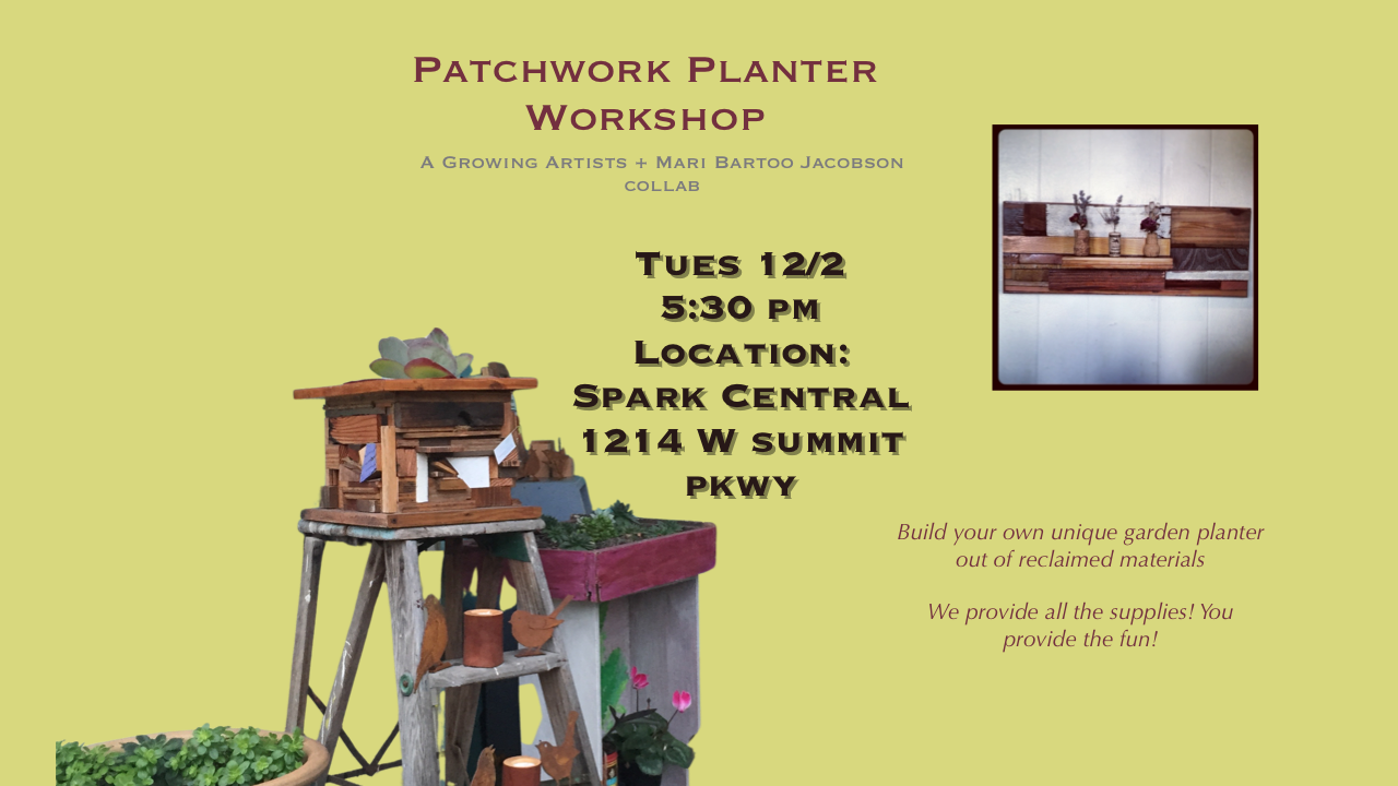 Patchwork Planter Workshop