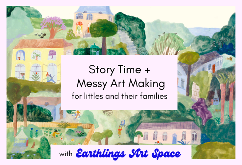 Story Time and Messy Art Making