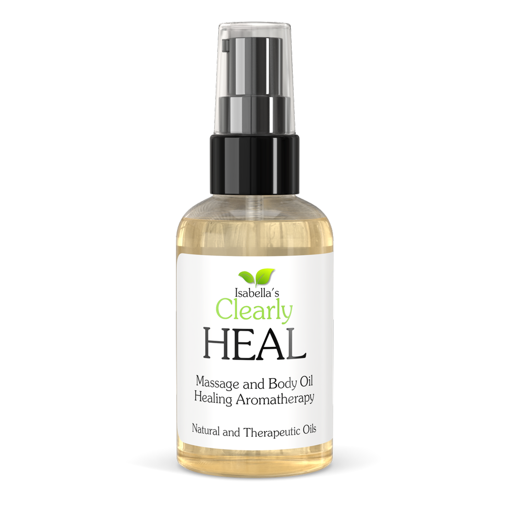 Clearly HEAL, Aromatherapy Massage and Body Oil for Sore Muscles with  Almond, Avocado, Calendula — Isabella's Clearly