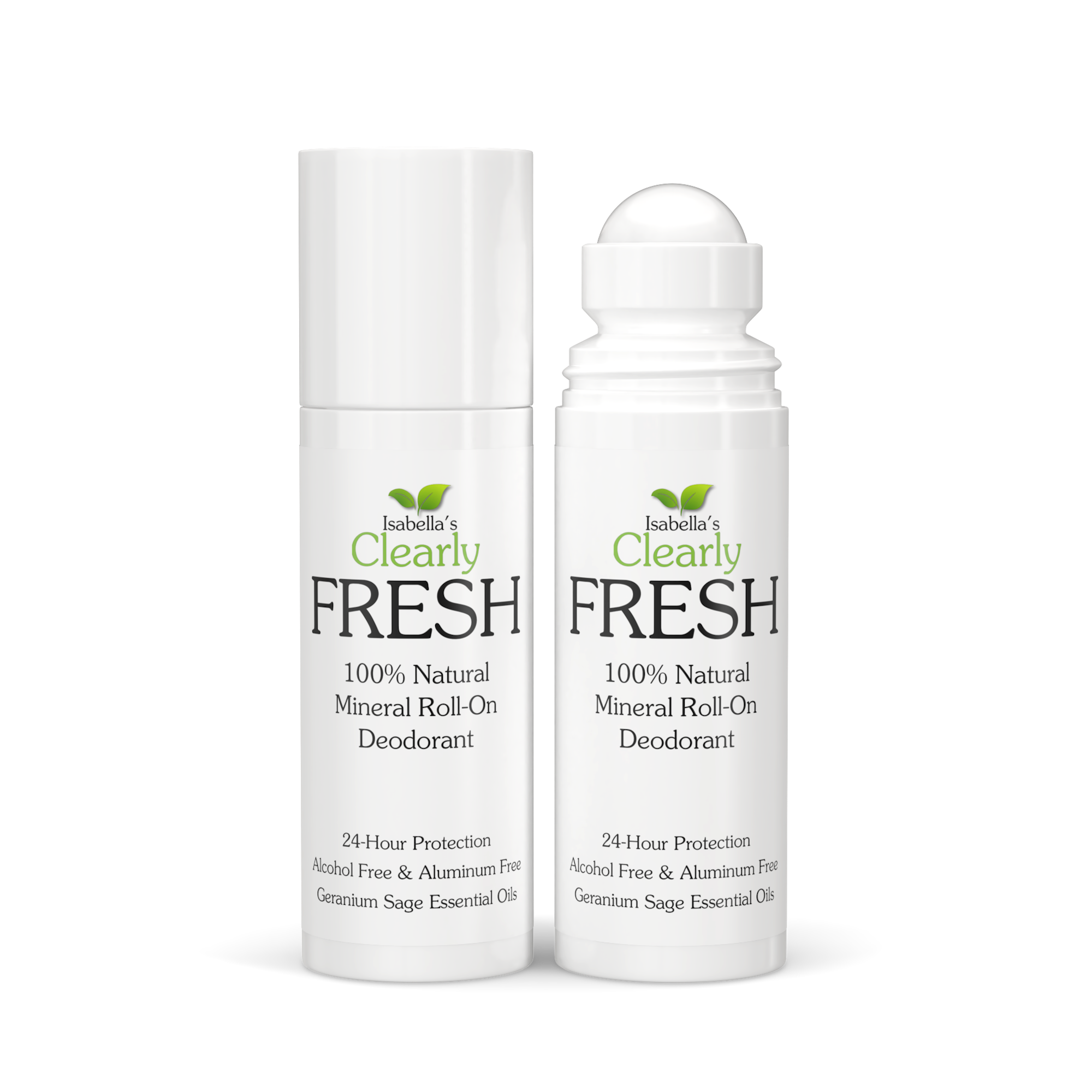 Clearly FRESH Natural Mineral Magnesium Roll On Deodorant Aluminum