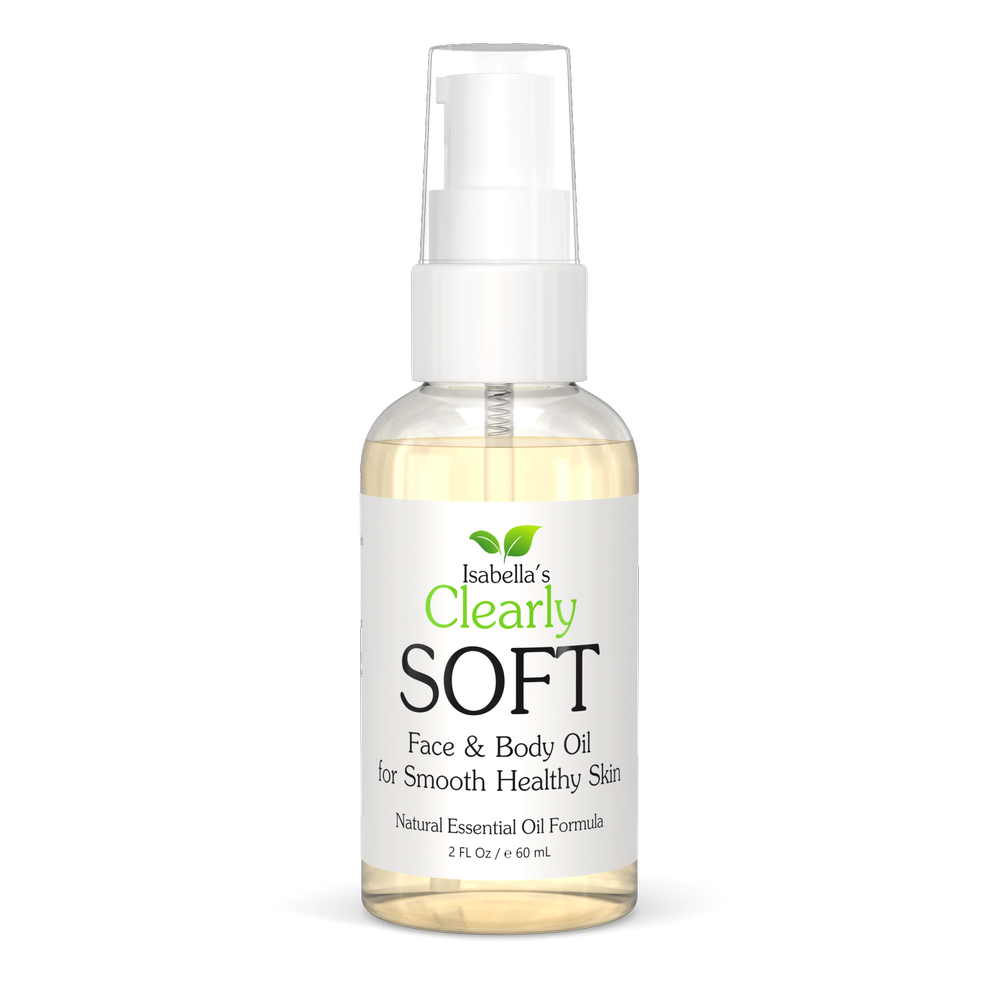 Isabella's Clearly SOFT, Natural Face and Body Oil for Dry Sensitive Skin,  Eczema, Psoriasis  Isabella's Clearly