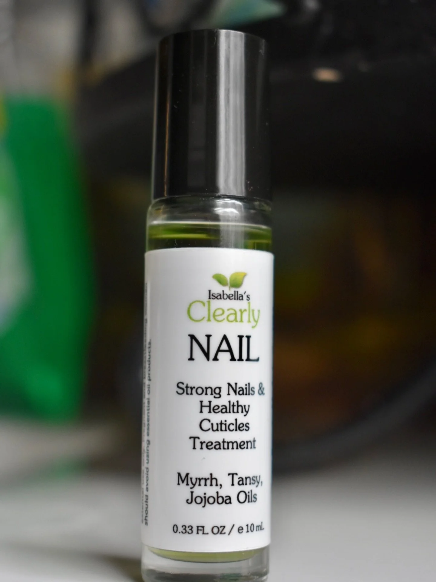 From Carolyn ❤️

I just discovered Isabella&rsquo;s Clearly NAIL &mdash; a natural, plant-powered nail + cuticle oil that&rsquo;s seriously changed my nail care game! 🌿

This little bottle is packed with jojoba, sweet almond, olive, and sesame oils,