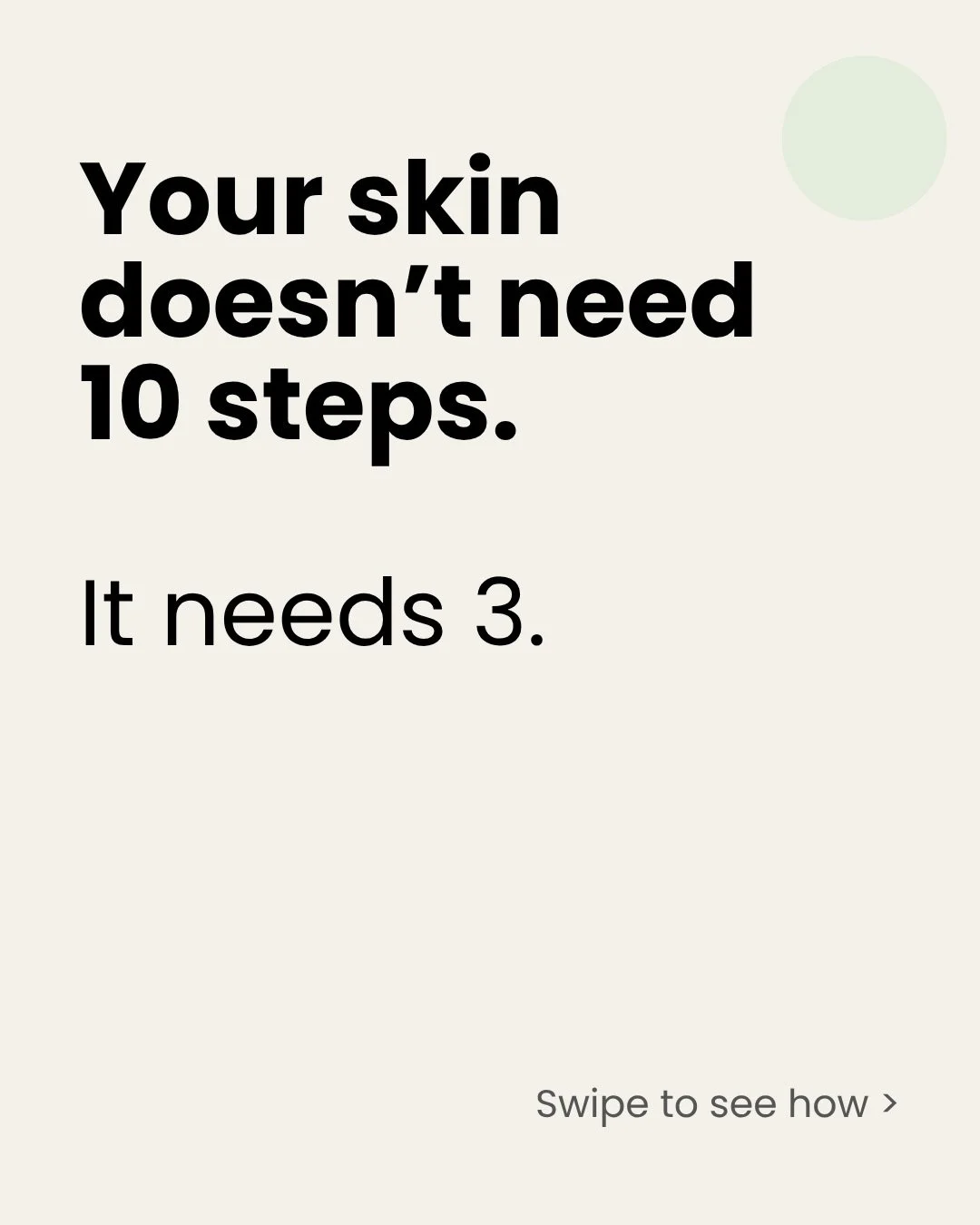 Your skin doesn&rsquo;t need 10 steps. It needs the RIGHT 3. Tired of bathroom cabinets full of products that don&rsquo;t deliver? We get it. That&rsquo;s why we created a ritual so simple, you&rsquo;ll actually stick to it. Meet your new 3-step ritu