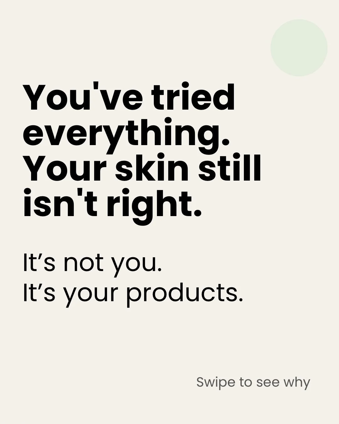 You&rsquo;ve tried everything&hellip; but your skin still doesn&rsquo;t feel right.

That&rsquo;s because most skincare is filled with water, fillers, harsh ingredients, and unnecessary additives that dilute what actually matters.

Your skin ritual s