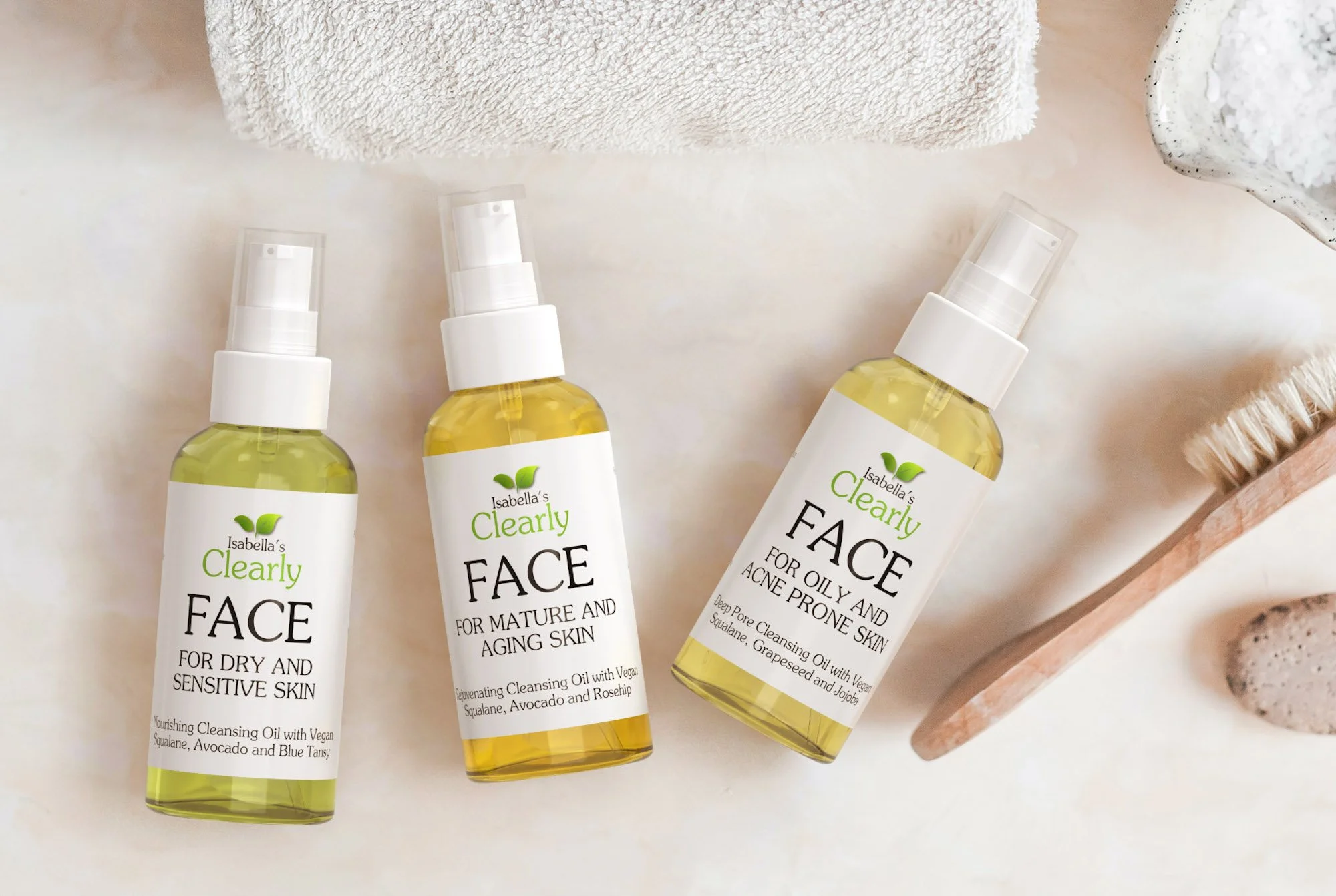 Waterless Face cleansing oil and natural makeup remover