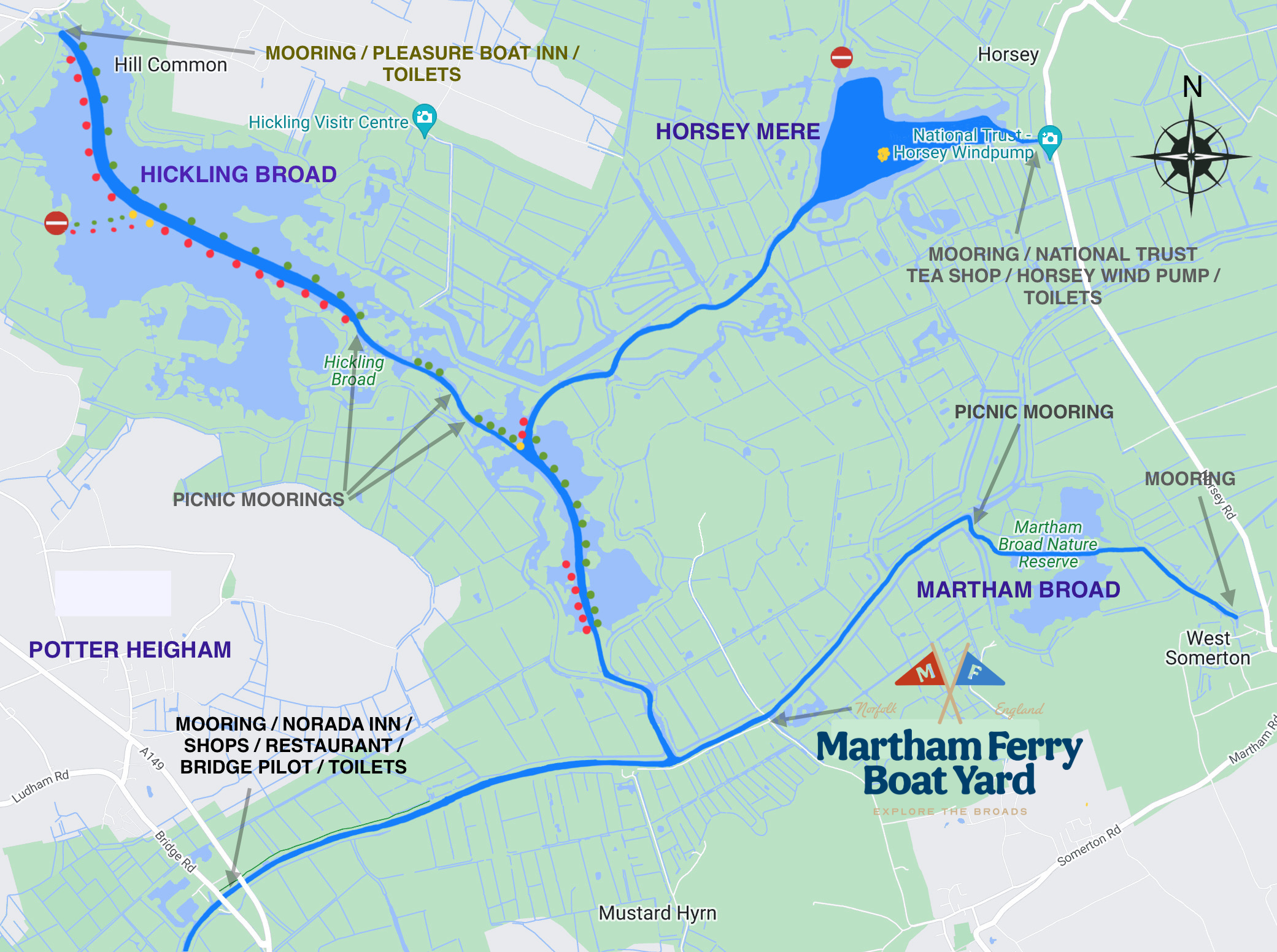location of martham ferry boat yard