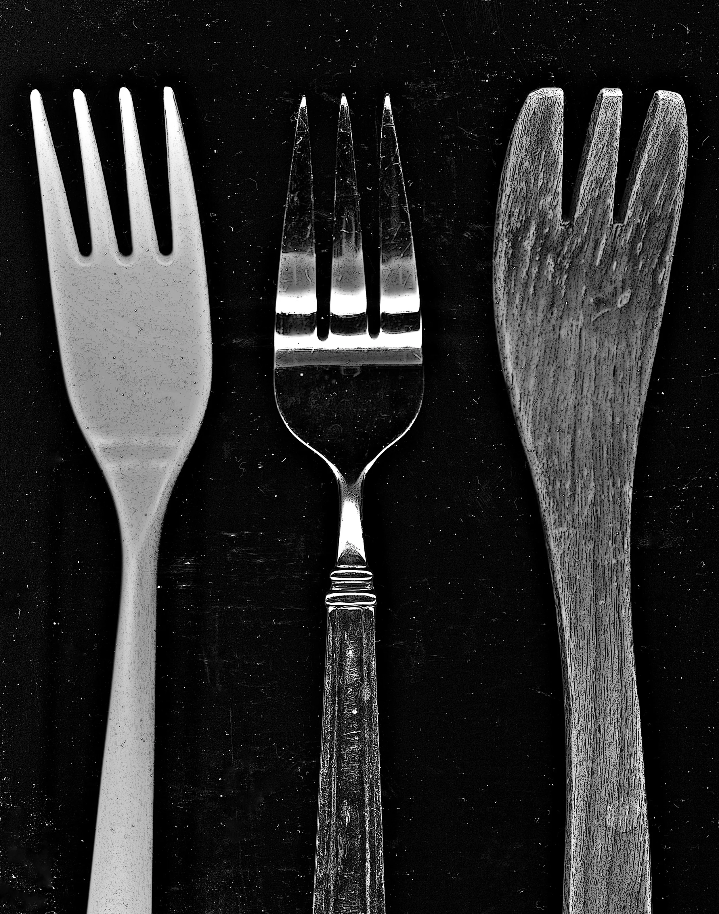 Three forks.