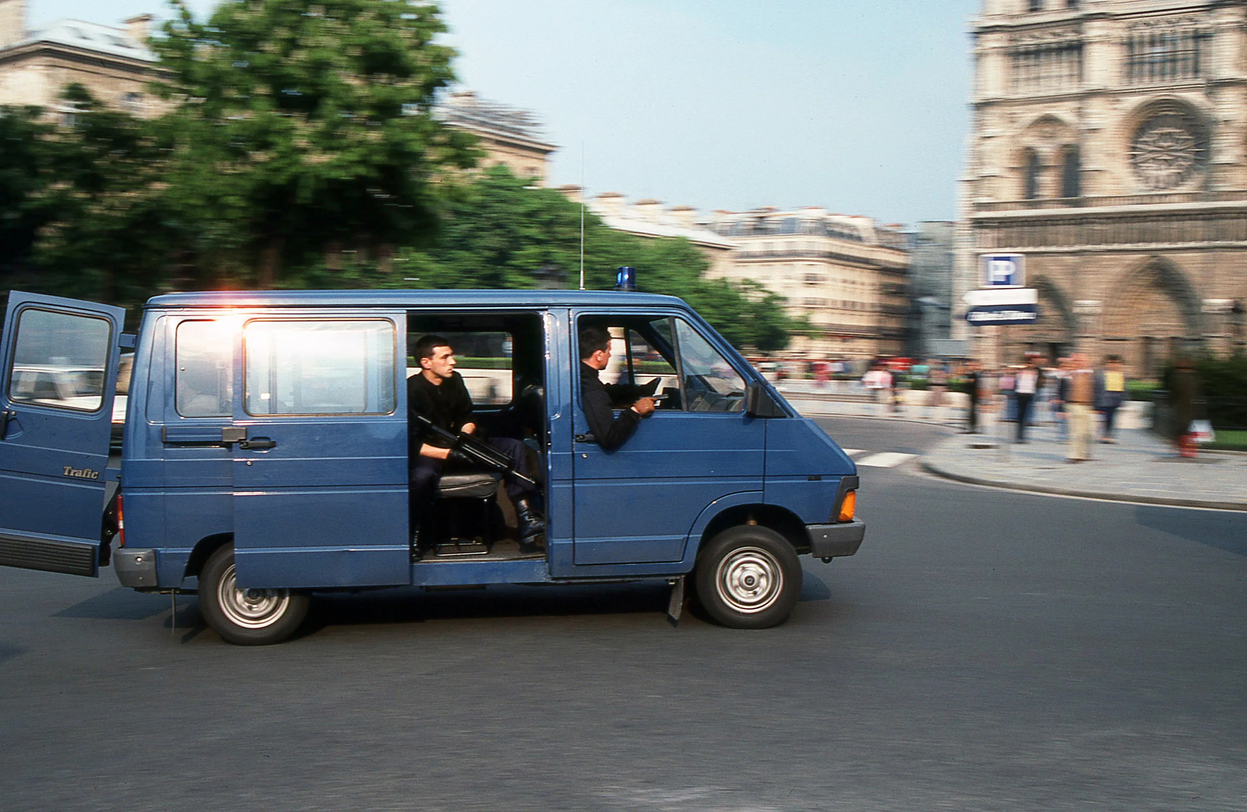 Paris police. 1980's.