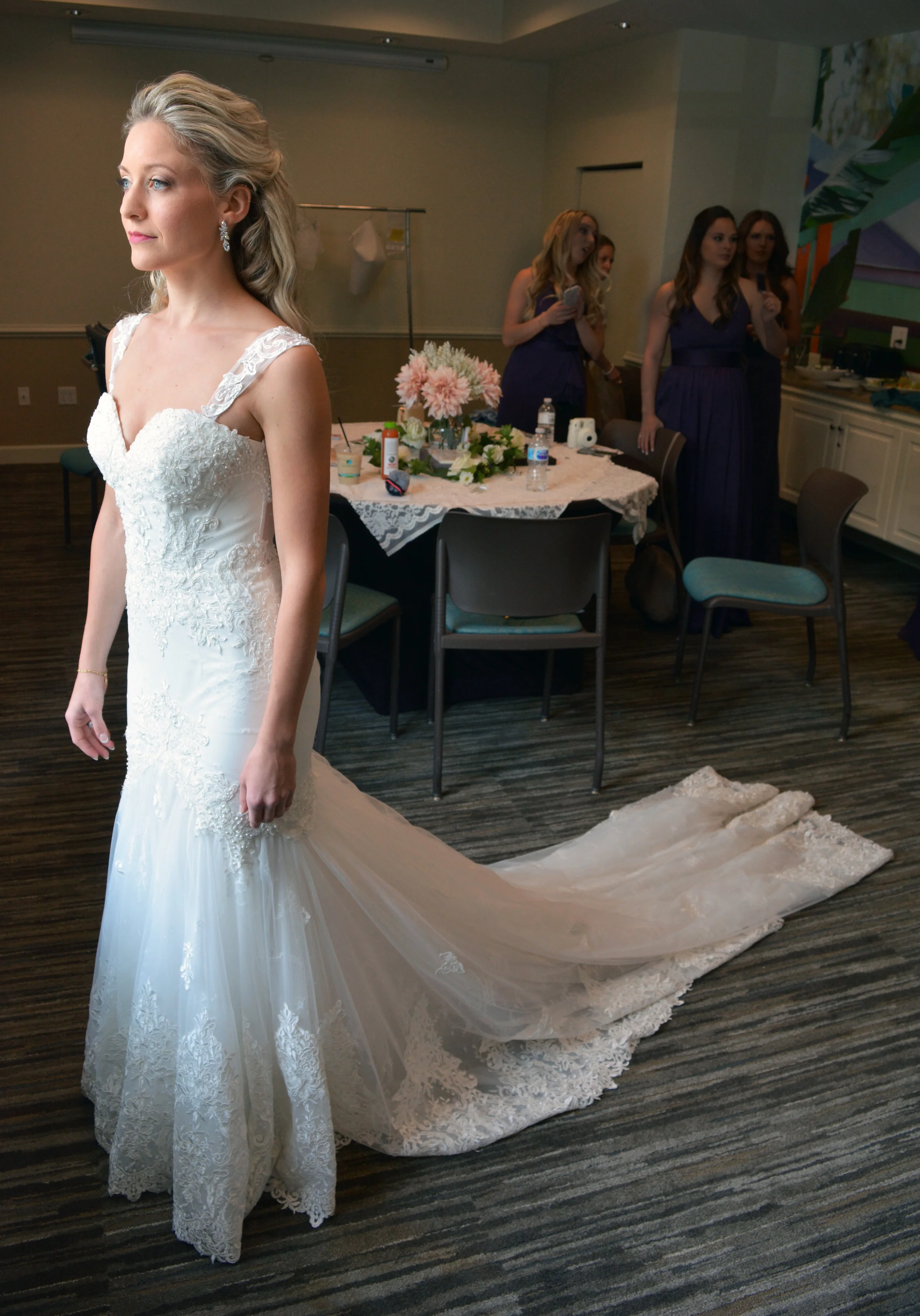 Tara before her wedding.