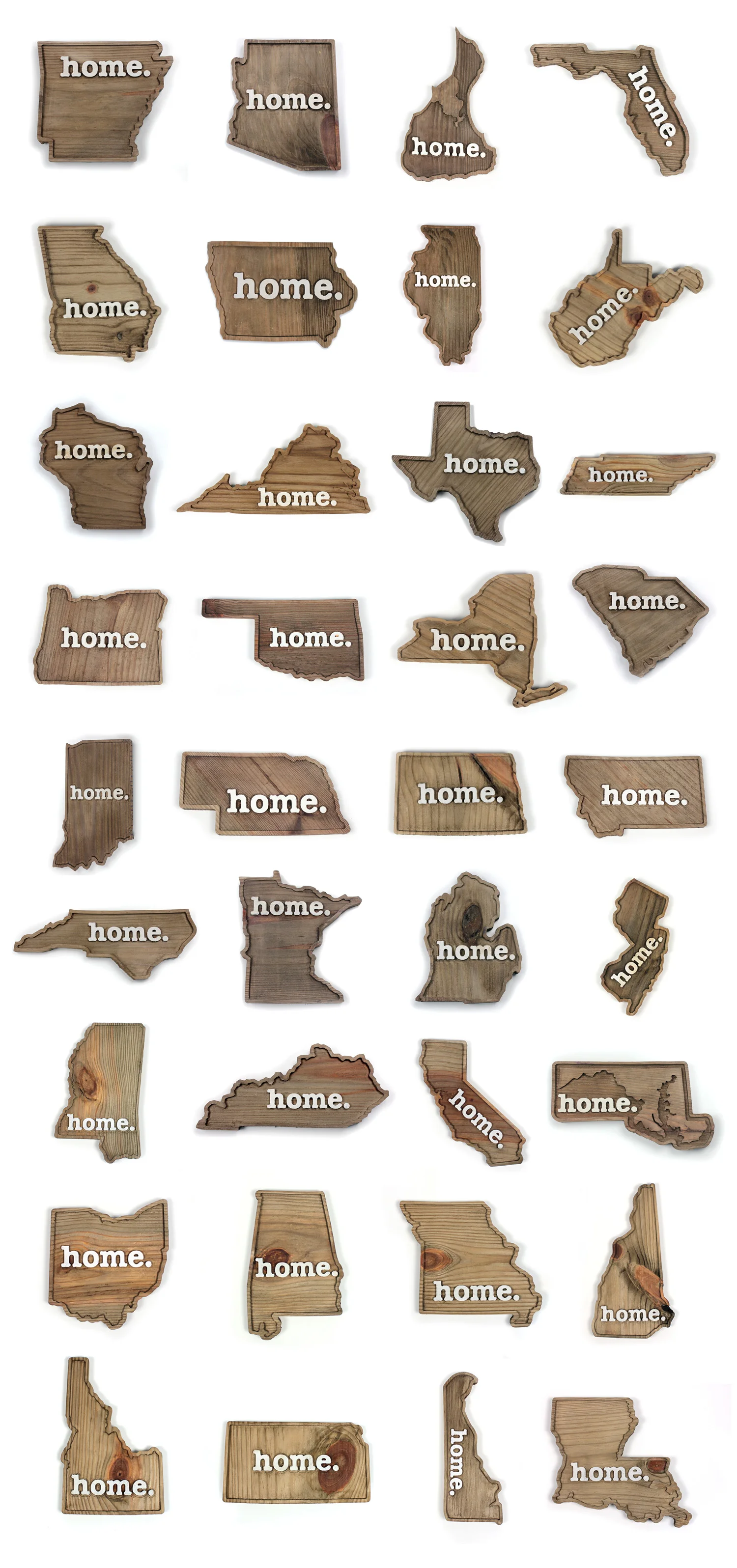 All wooden home plaques
