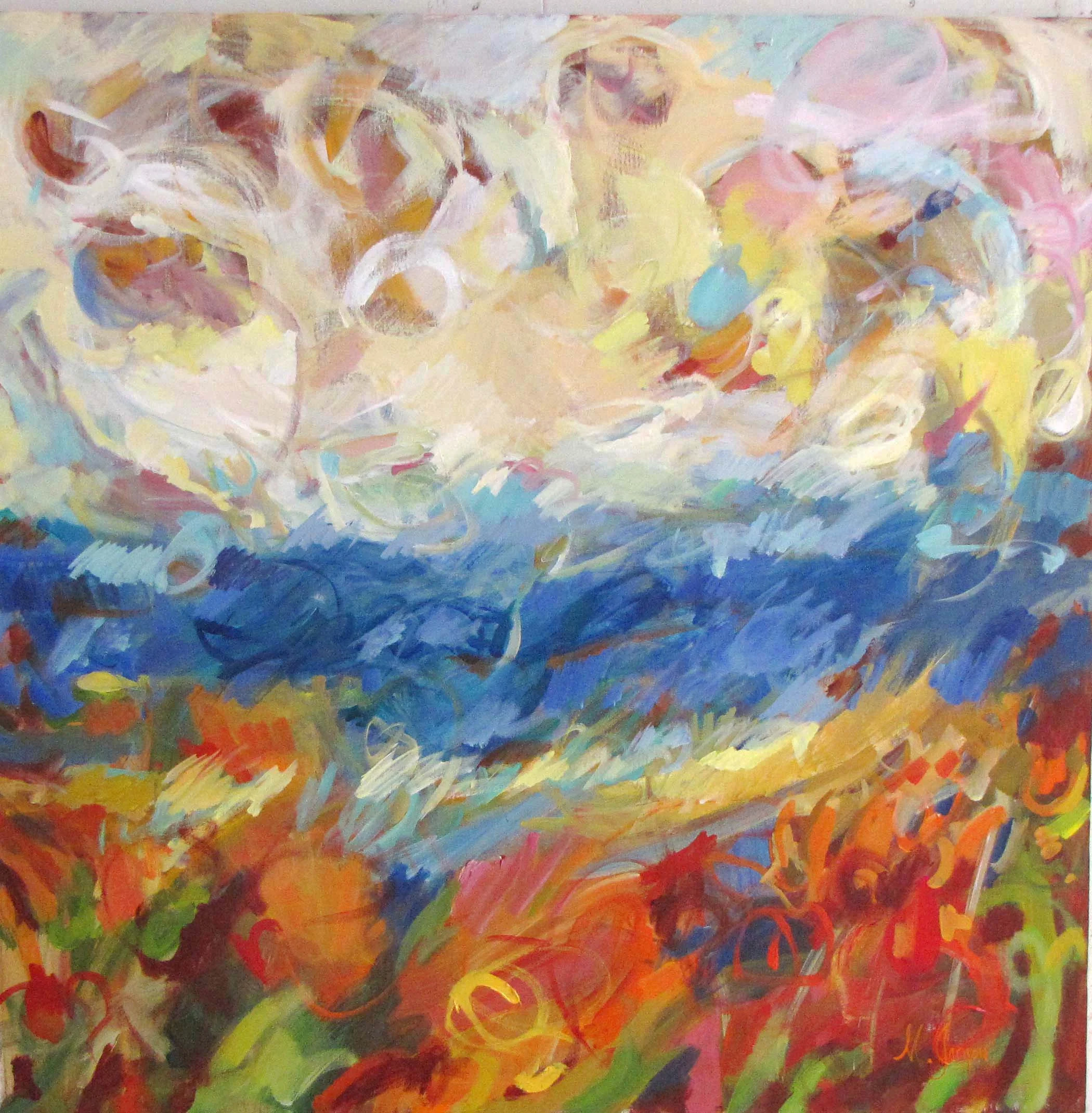Ocean Energy 48 x 48 inches Oil on Canvas 2011