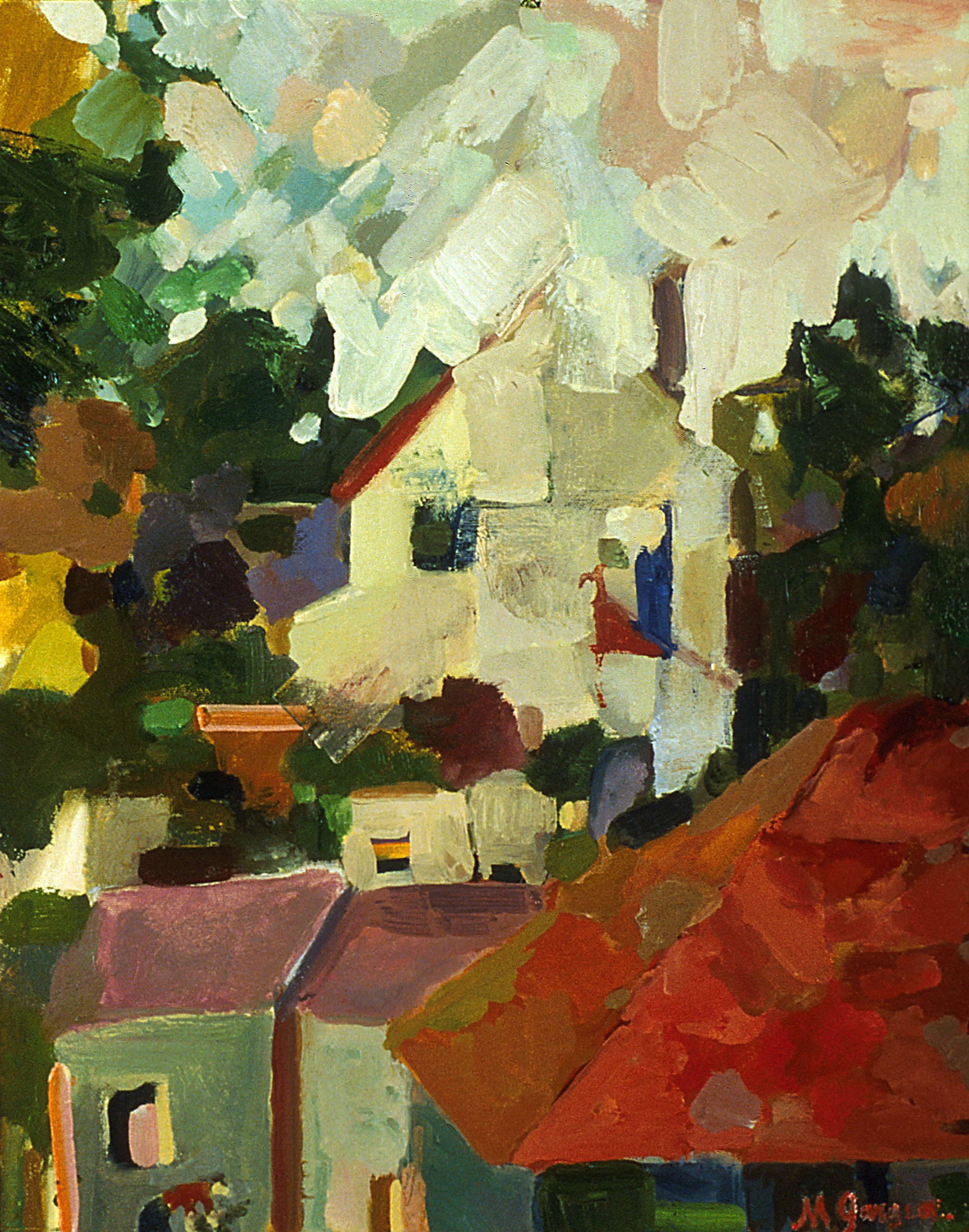 Berkley Bungalow 26 x 30 inches Oil on Canvas 2014