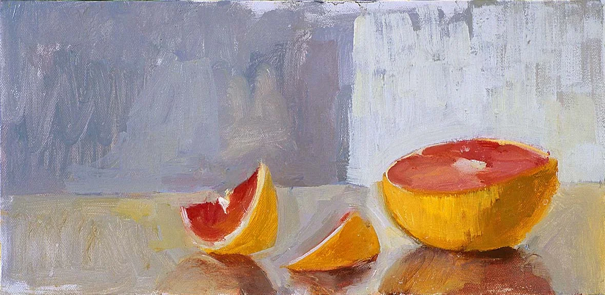 Glowing Grapefruits Oil on Canvas 2001