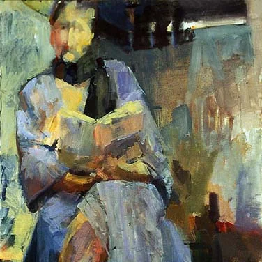 Reading Beauty Oil on Canvas 1993