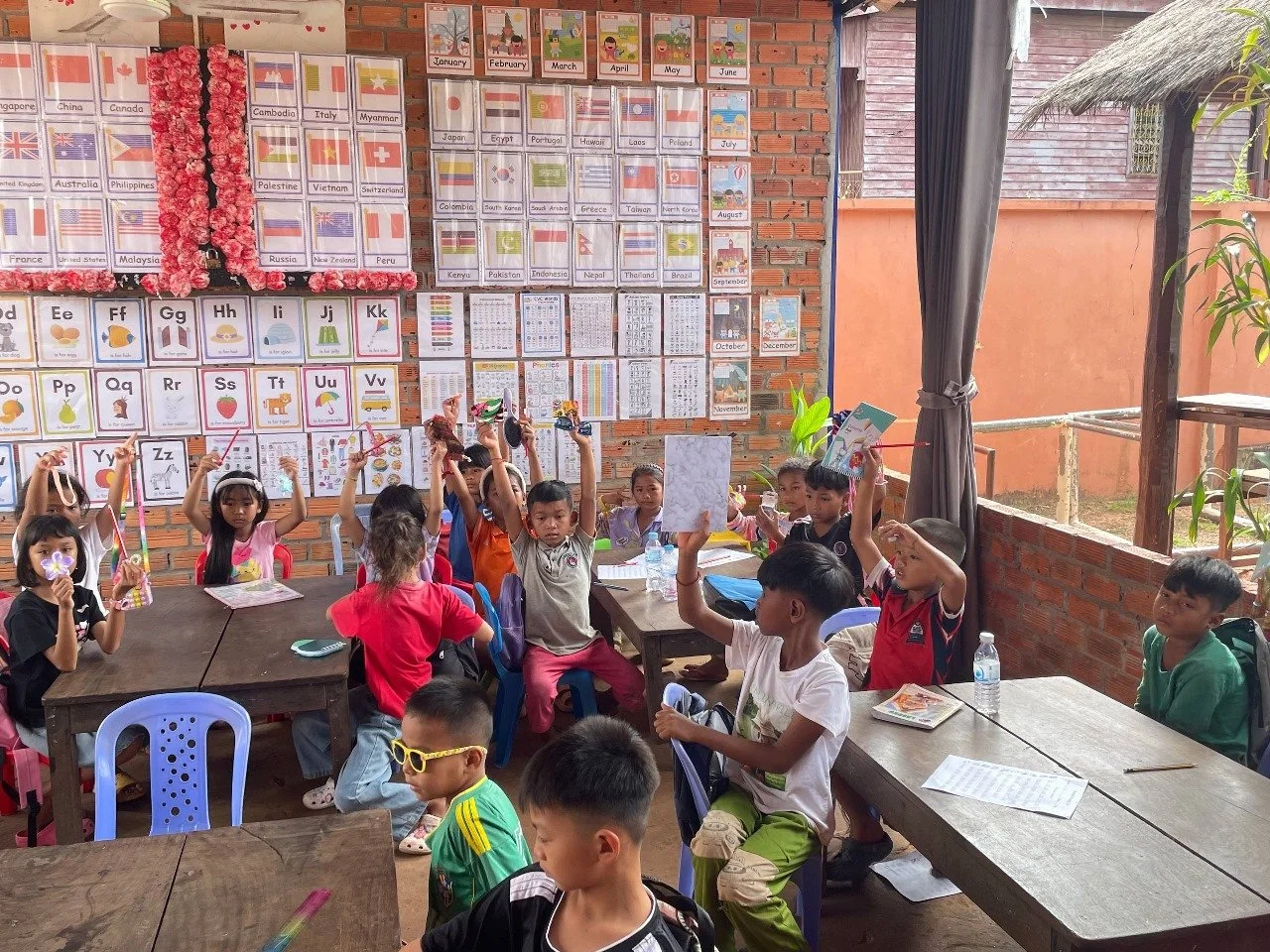 Classroom of children