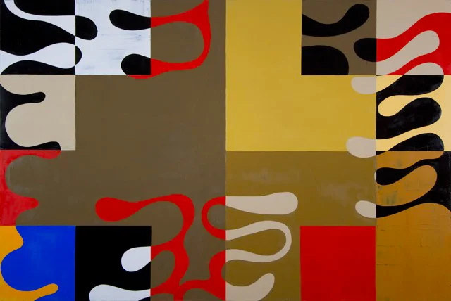 Untitled 1, 48"X72", oil/panel